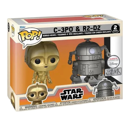 Funko PoP! STAR WARS: C-3PO & R2-D2 2-Pack (Disney Exclusive)(Star Wars 45)