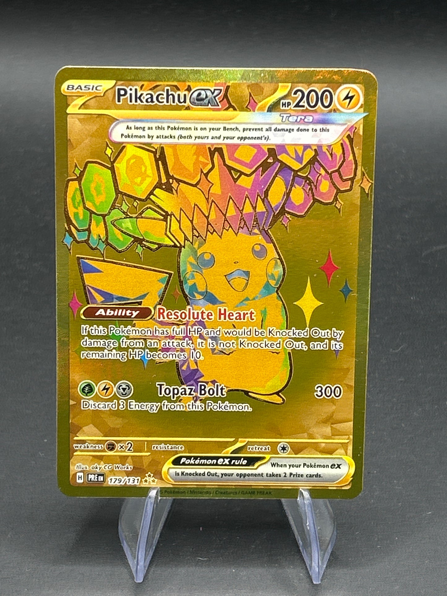 Pokémon TCG: 2025 Pikachu ex - 179/131 - SV: Prismatic Evolutions