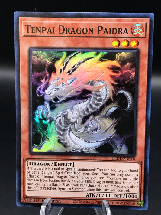 Yu-Gi-Oh! TCG: Tempai Dragon Paidra 1st Edition LELE-EN016 Legacy of Destruction