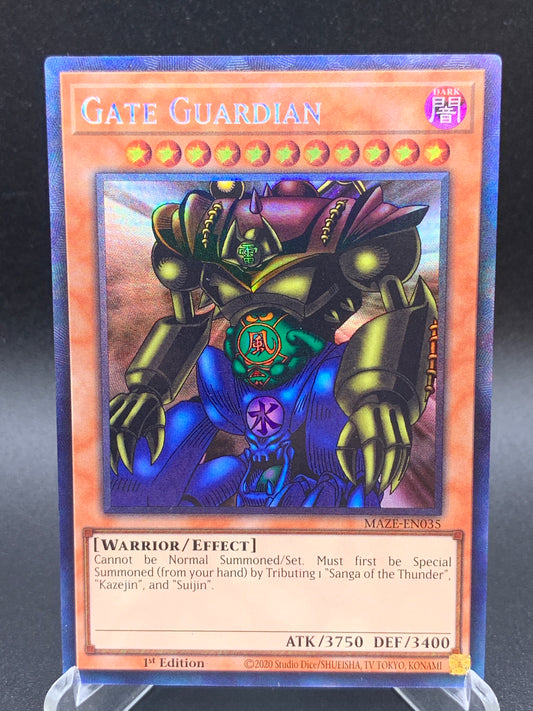 Yu-Gi-Oh! TCG: Gate Guardian (CR) MAZE-EN035 Maze of Memories