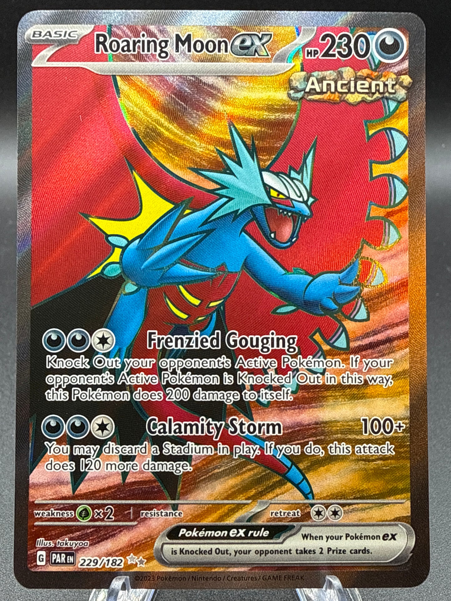 Pokémon TCG: 2023 Roaring Moon EX - 229/182 - SV: Paradox Rift