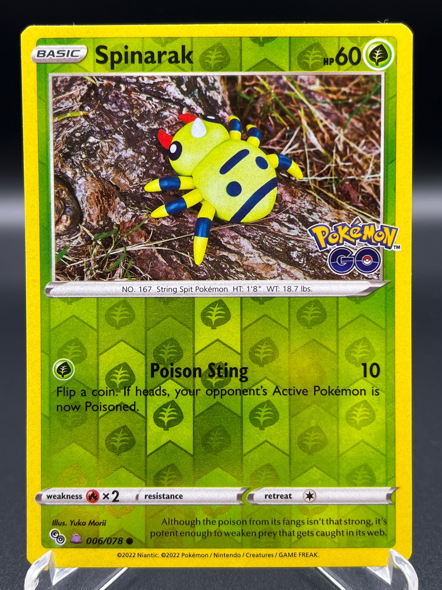 Pokémon TCG: 2022 Spinarak 006/078 (Ditto) - Pokémon Go