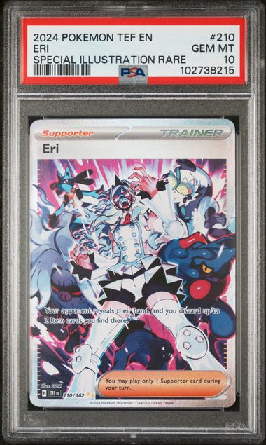 PSA 10 Pokémon TCG: 2024 Eri 210/162 - SV: Temporal Forces