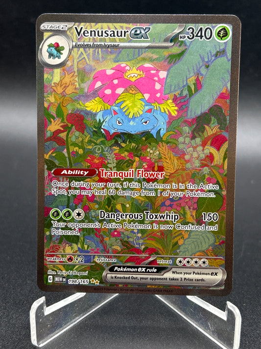 Pokémon TCG: 2023 Venusaur ex 198/165 SV: Scarlet and Violet 151