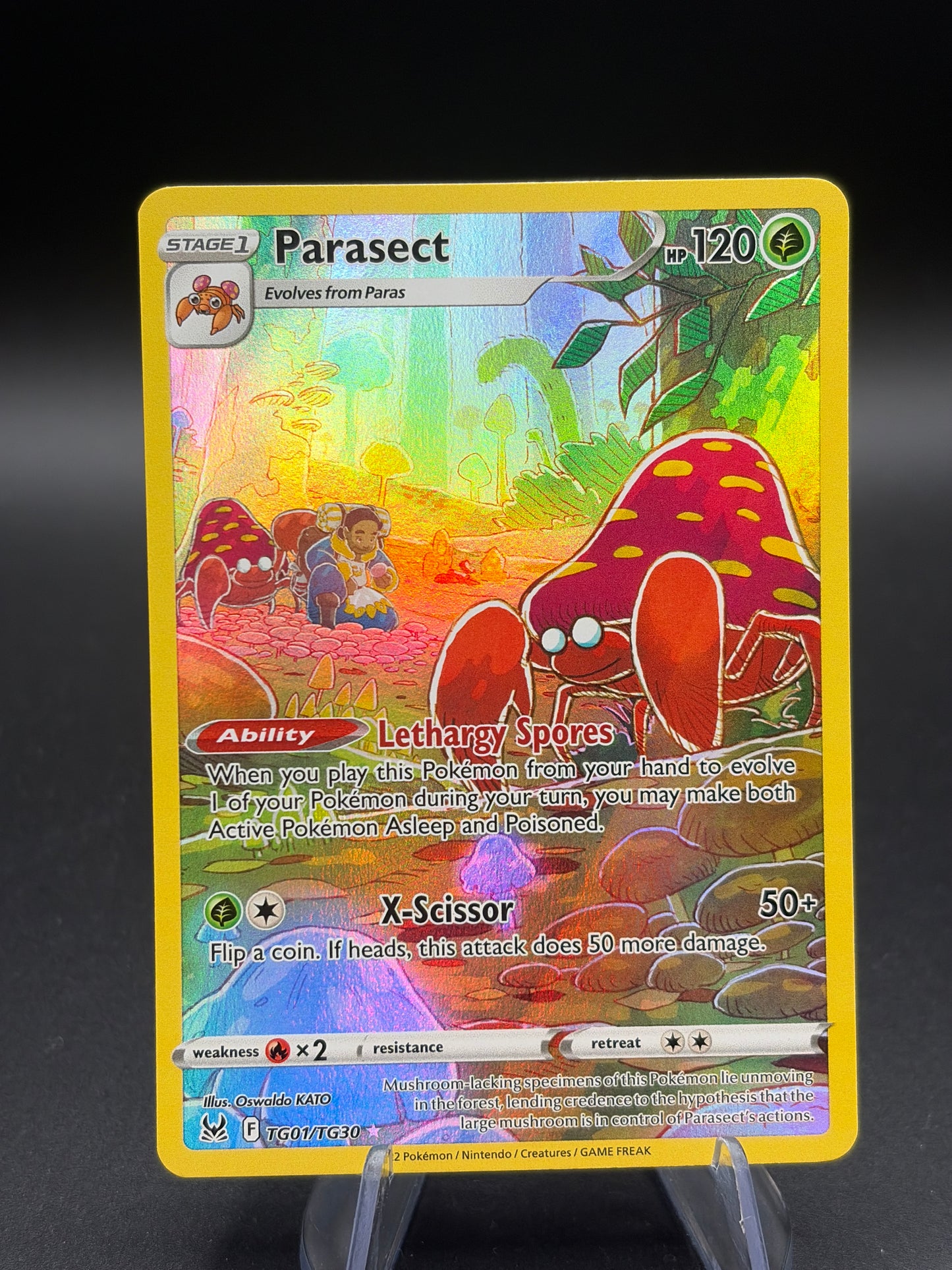 Pokémon TCG: 2022 Parasect - TG01/TG30 - SWSH: Lost Origin Trainer Gallery