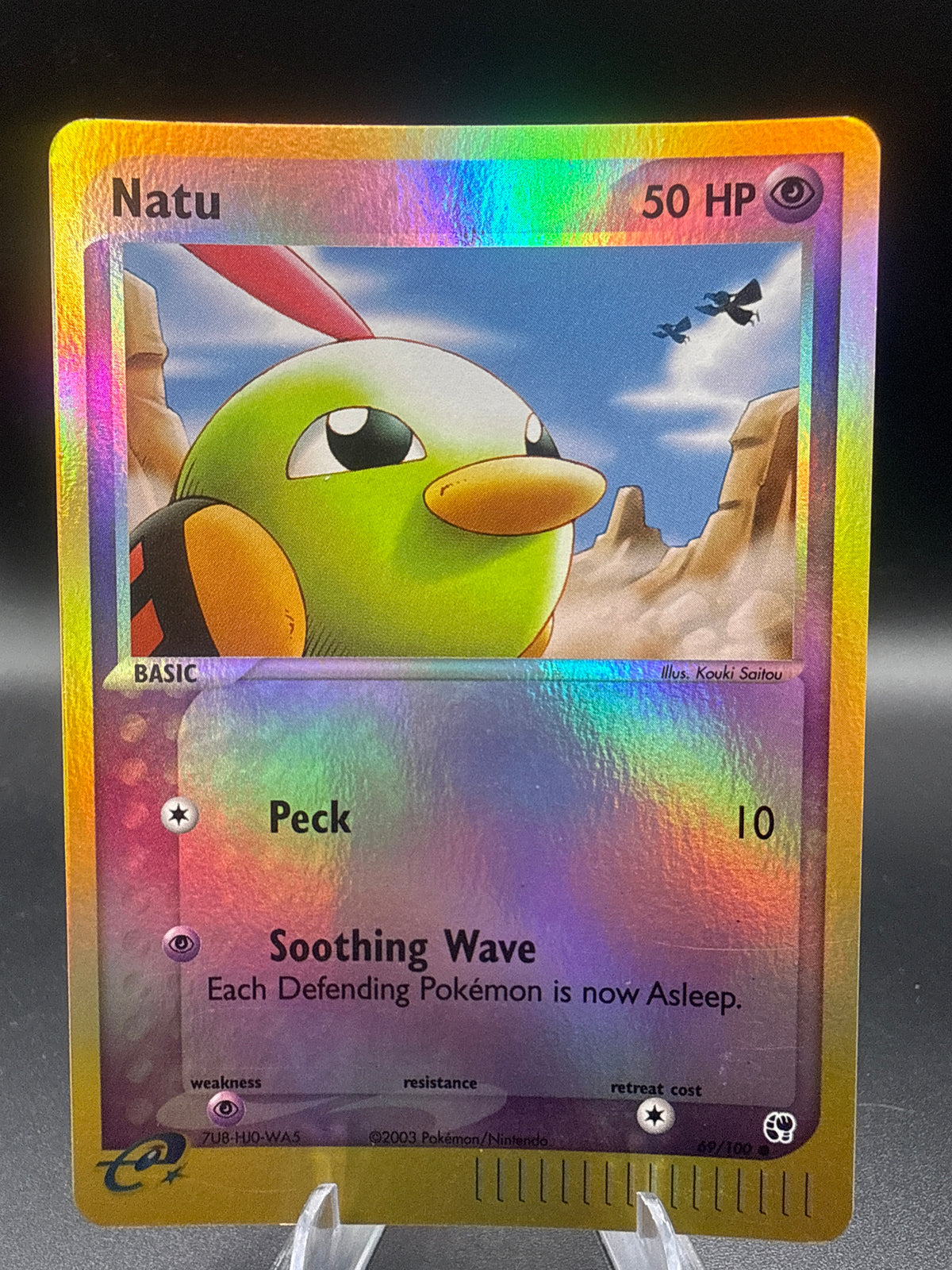 Pokémon TCG: 2003 Natu Reverse Holo -69/100 - Sandstorm