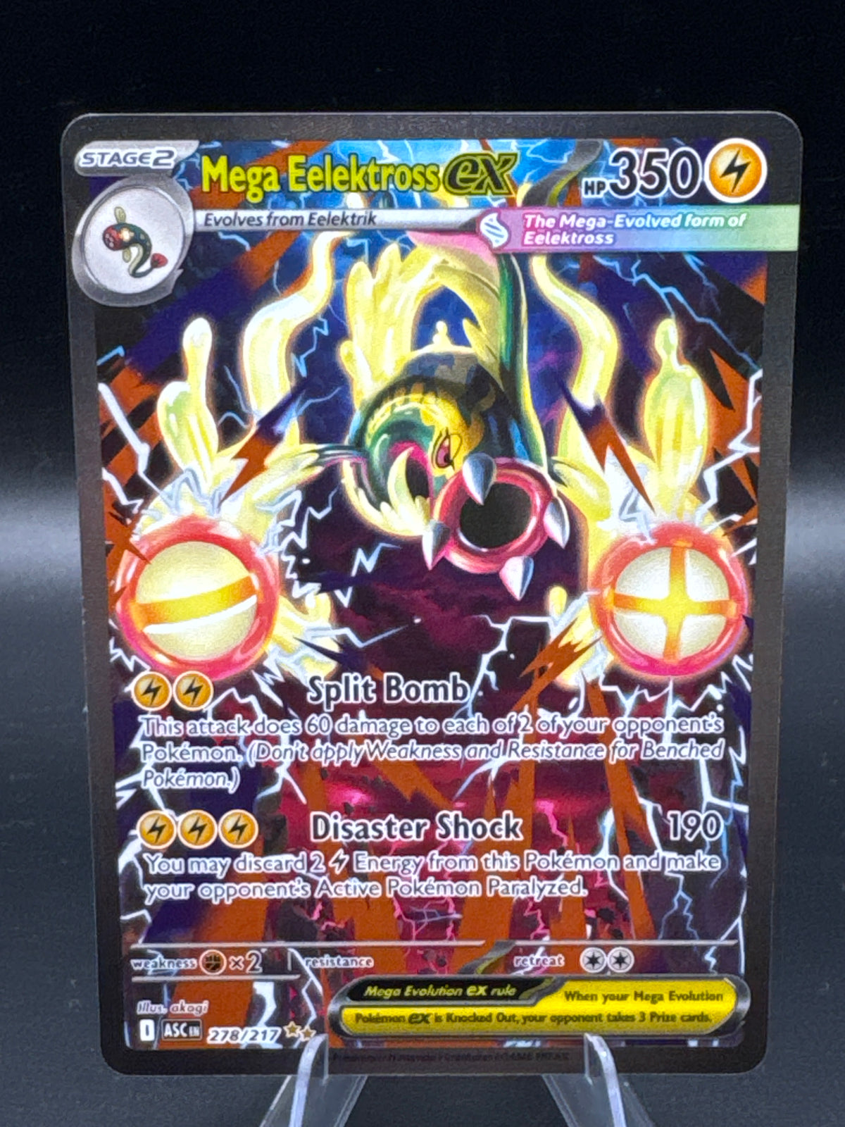 Pokémon TCG: 2026 Mega Elektross ex - 278/217 - ME: Ascended Heroes