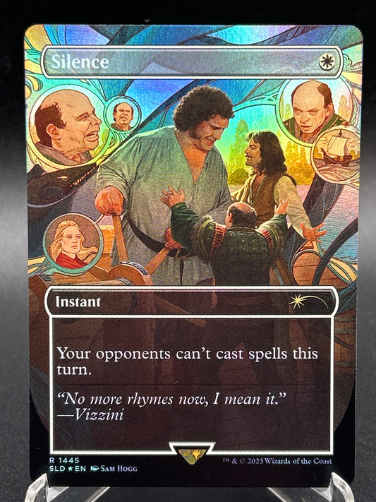 MTG TCG: Silence (Foil) R 1445 SLD: Secret Lair Drop Series