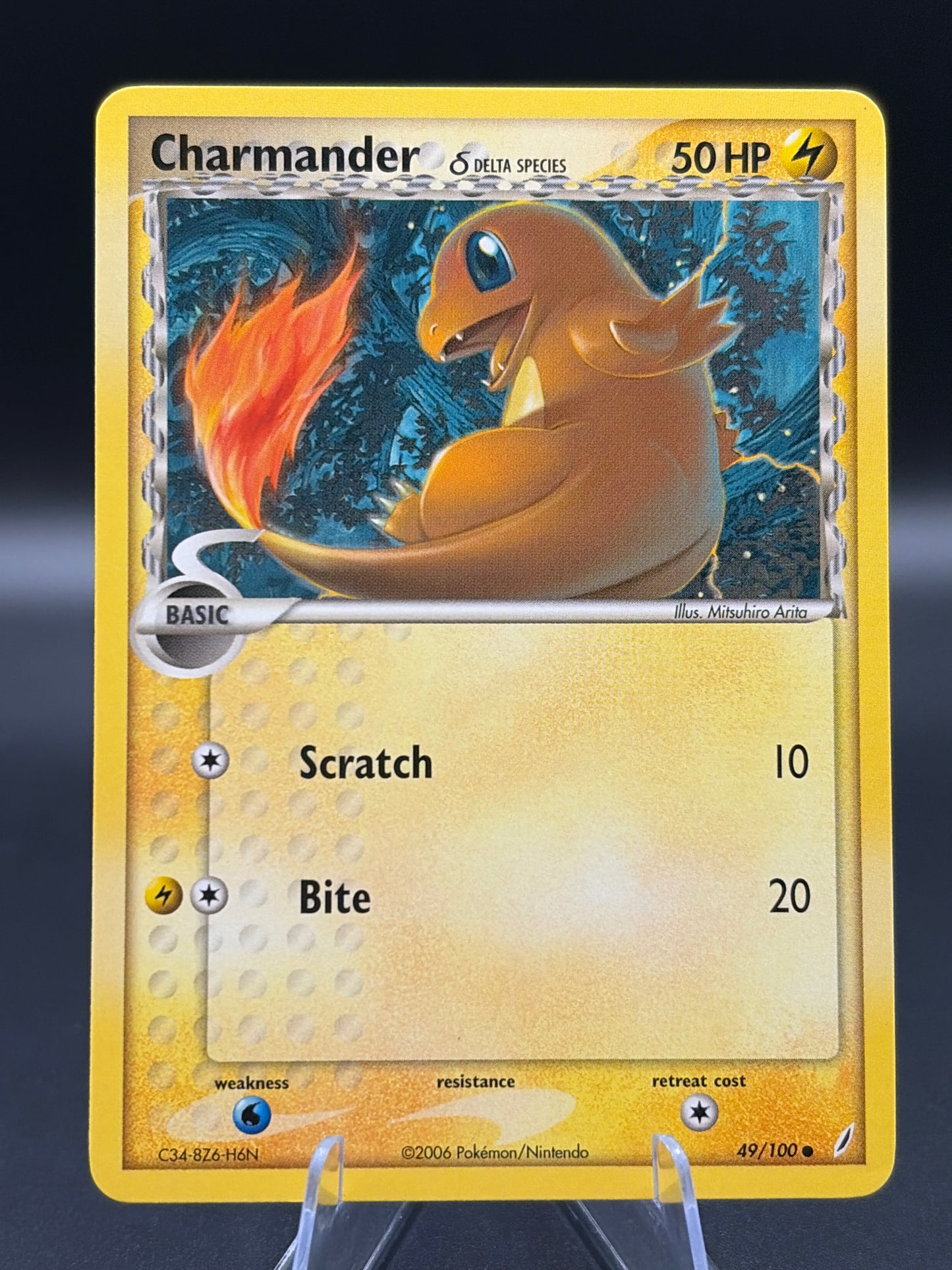 Pokémon TCG: 2006 Charmander 49/100 (Delta Species) - Crystal Guardians (CG)