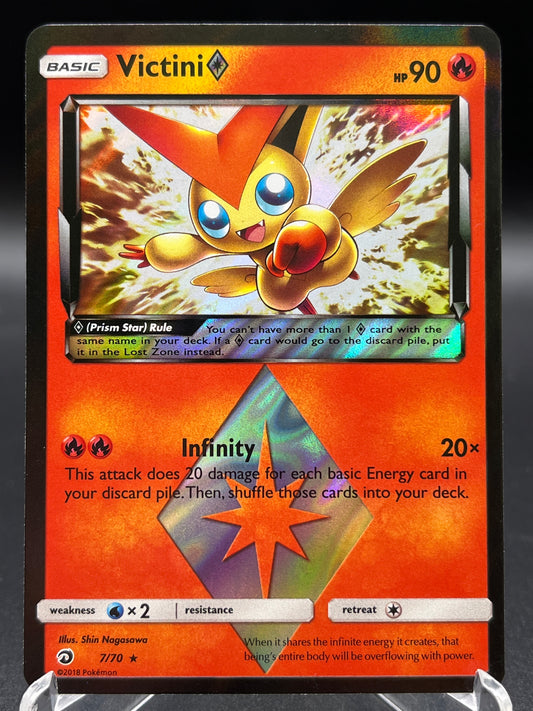 Pokémon TCG: 2018 Victini Prism Star 7/70 Dragon Majesty