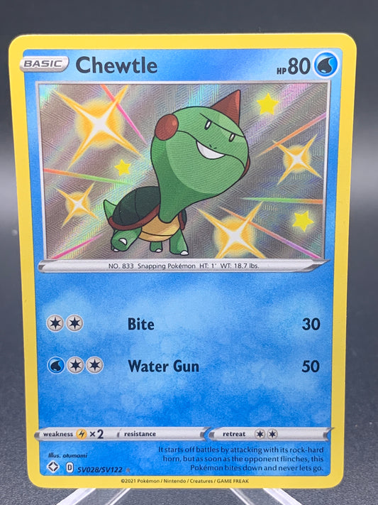Pokémon TCG: 2021 Chewtle - SV028/SV122 SWSH: Shining Fates Shiny Vault
