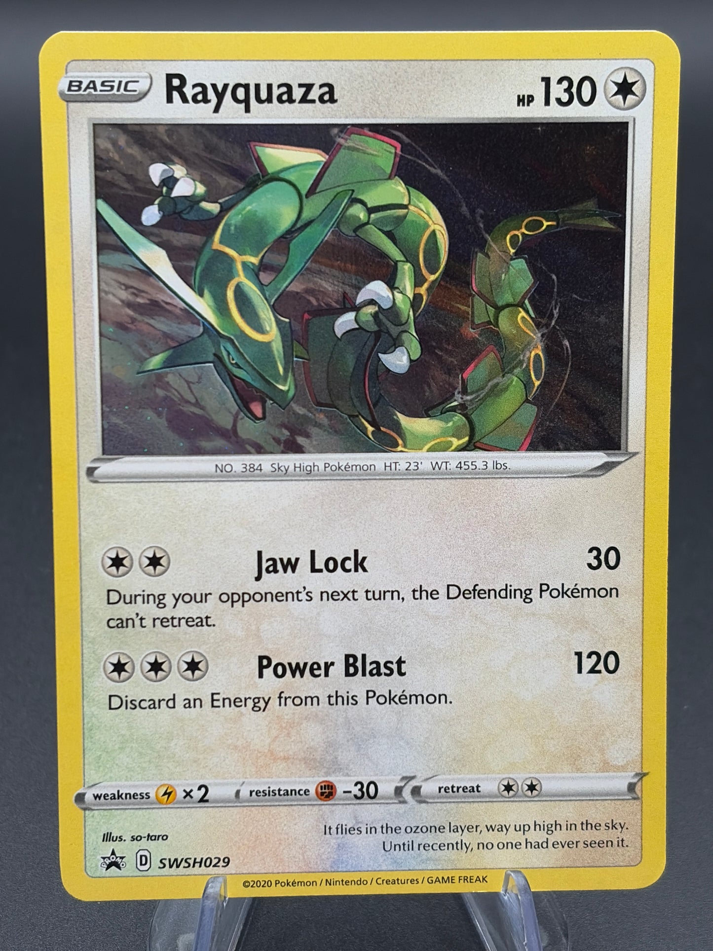 Pokémon TCG: 2020 Rayquaza SWSH029 SWSH: Sword & Shield Promos