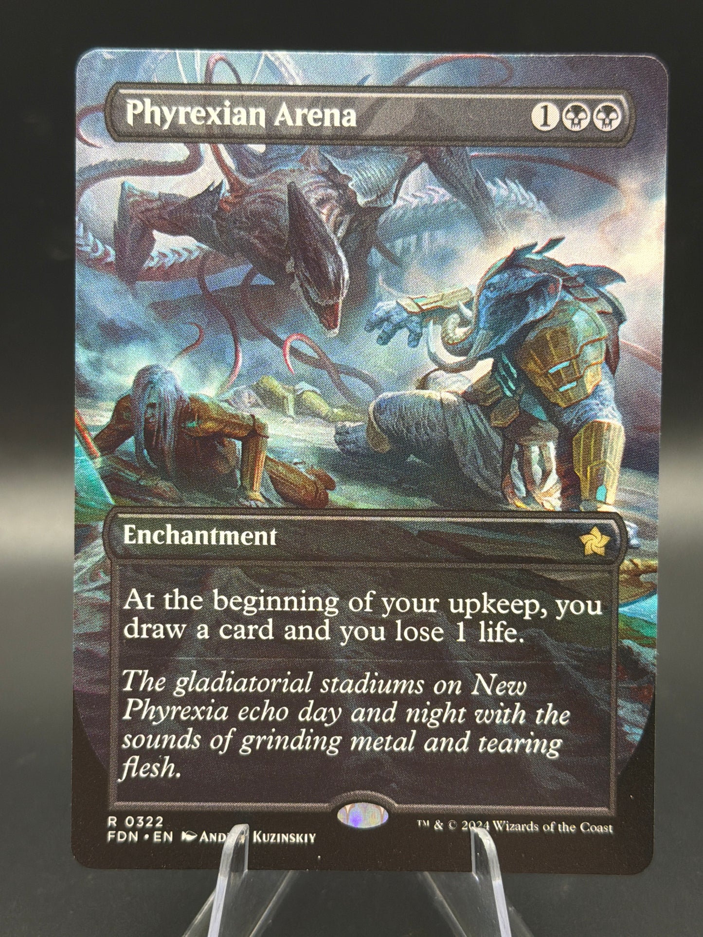 MTG TCG: 2024 Phyrexian Arena (Borderless) - Foundations (FDN)