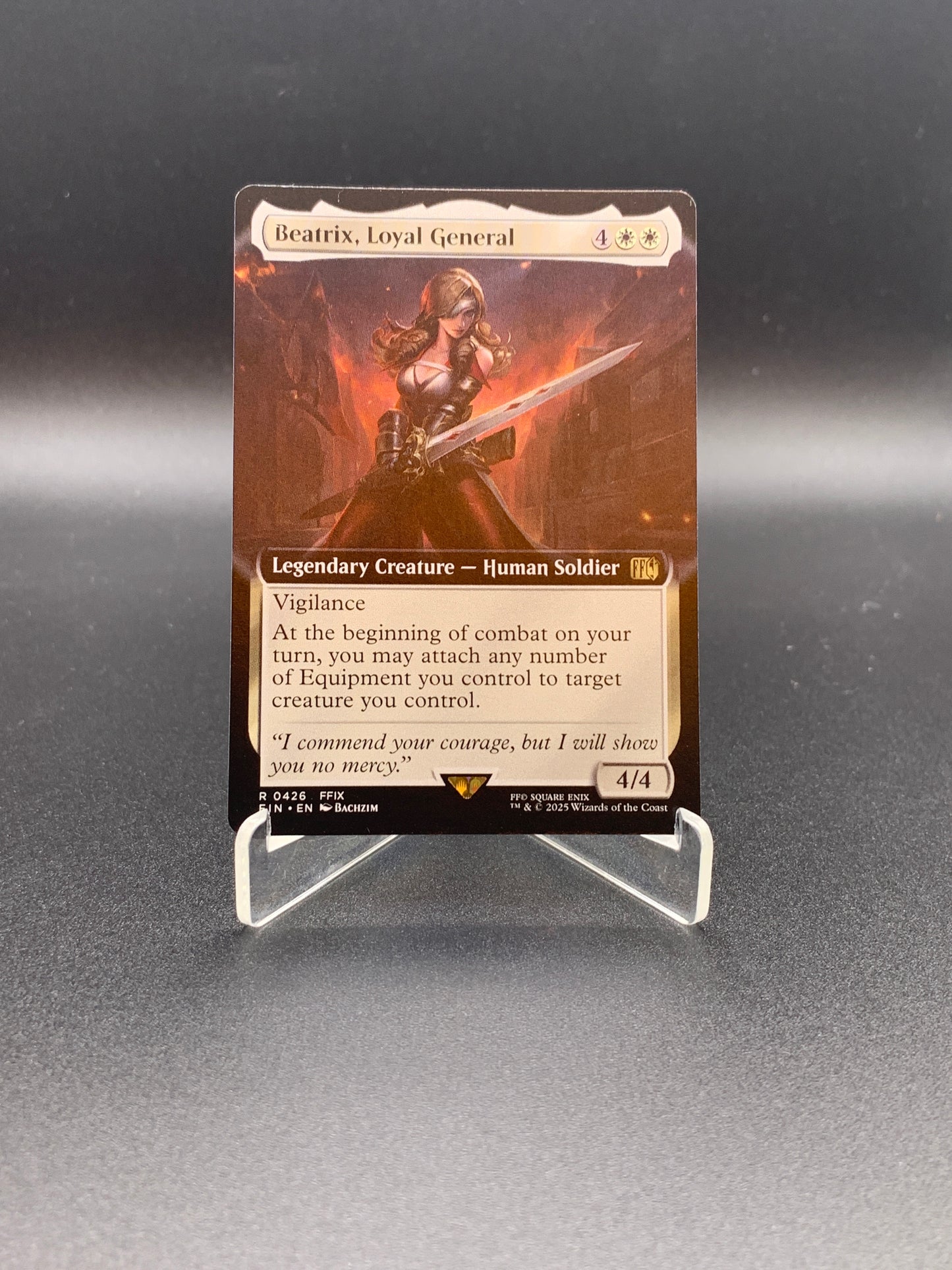 MTG TCG: Beatrix, Loyal General (Extended Art) R 0426 FIN: FINAL FANTASY