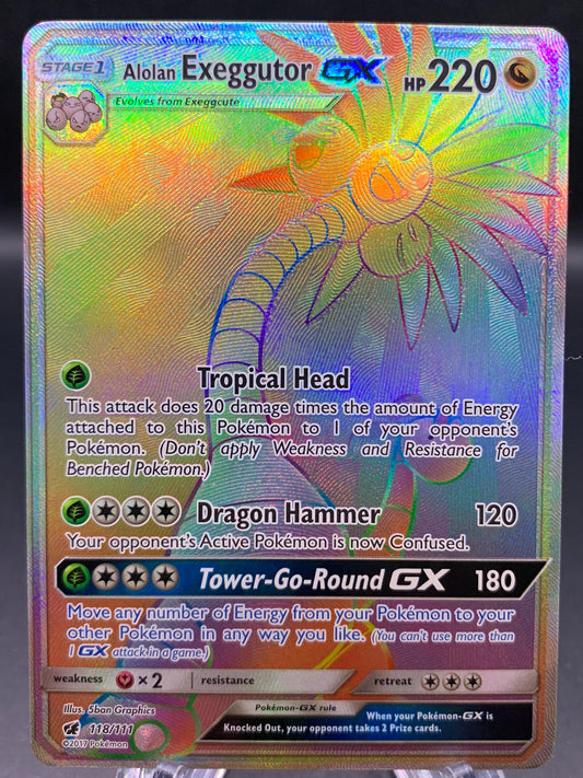 Pokémon TCG: 2017 Alolan Exeggutor GX - 118/111 - SM: Crimson Invasion
