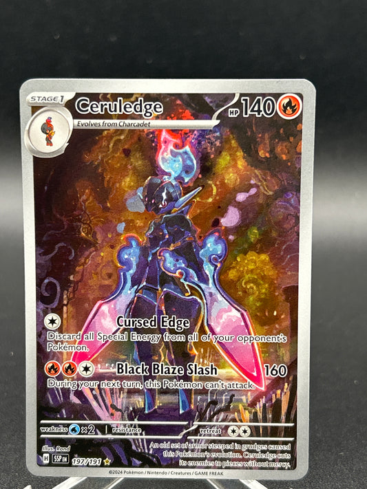 Pokémon TCG: 2024 Ceruledge 197/191 SV: Surging Sparks