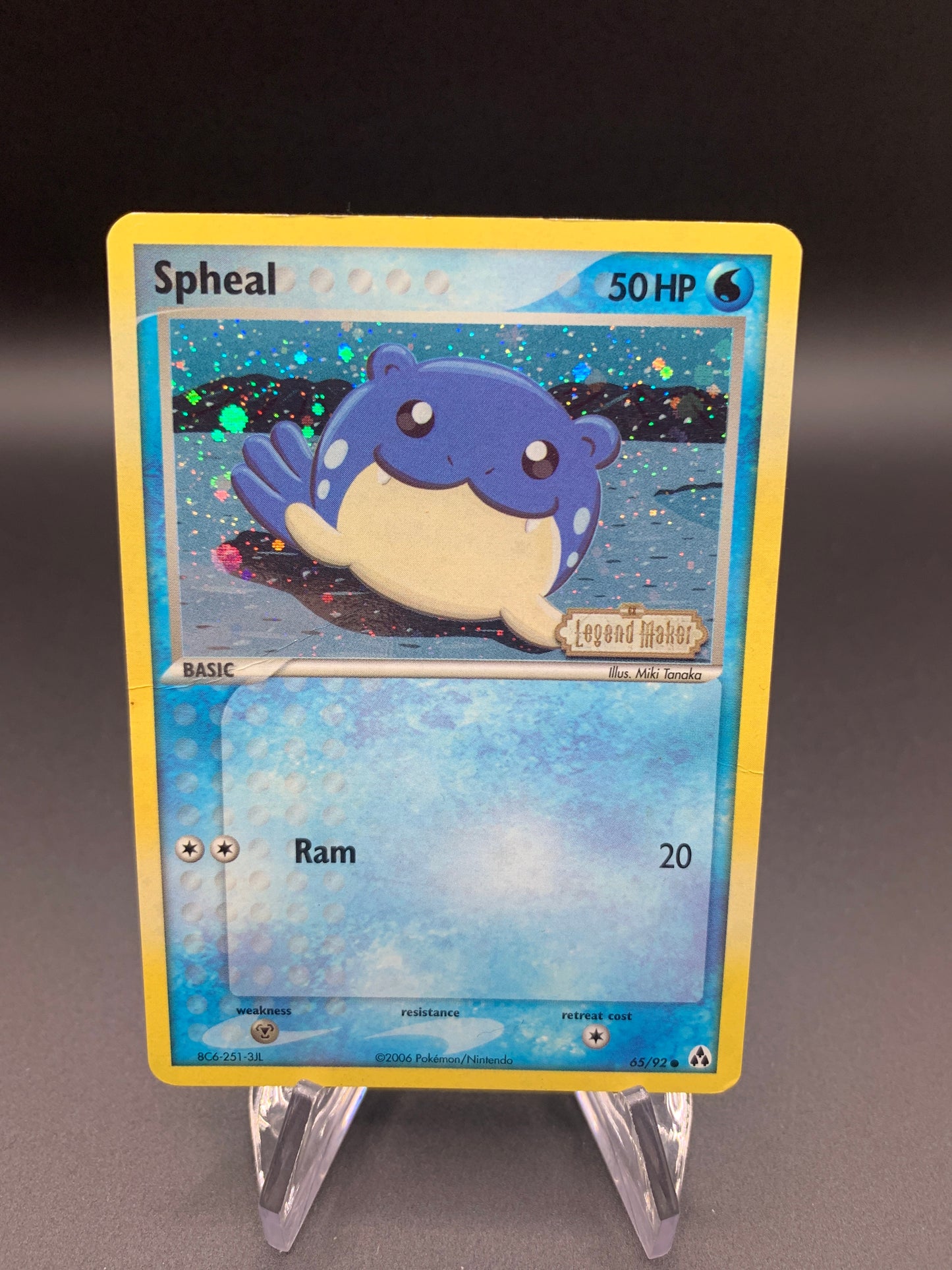 Pokémon TCG: 2006 Spheal - 65/92 - Legend Maker Stamp