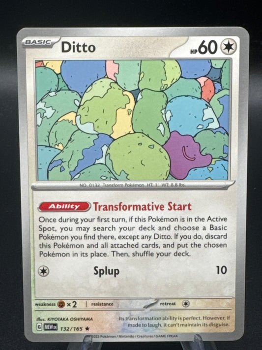Pokémon TCG: 2023 Ditto 132/165 - Deck Exclusives (PR)