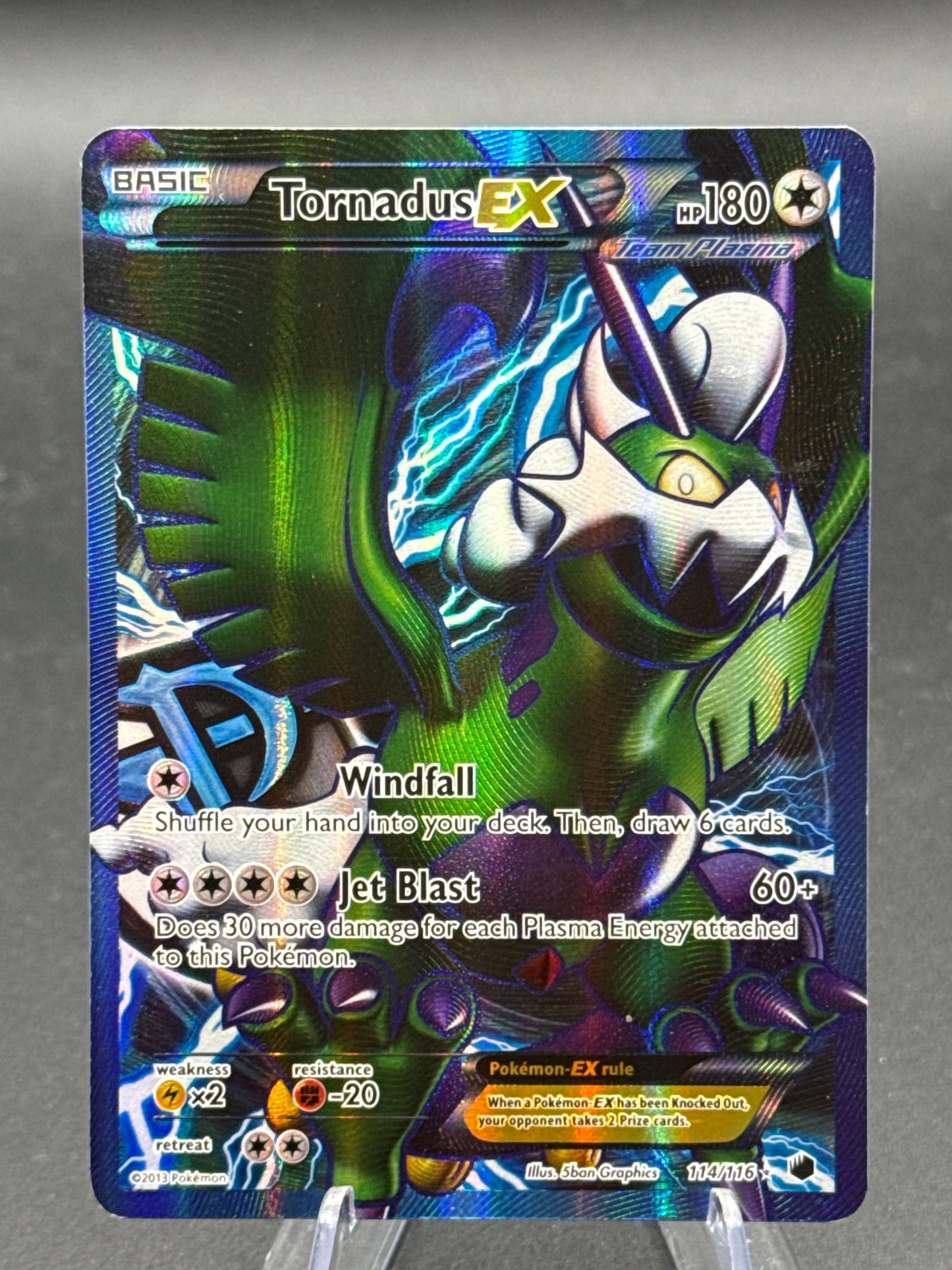 Pokémon TCG: 2013 - Tornadus EX - 114/116 - Plasma Freeze