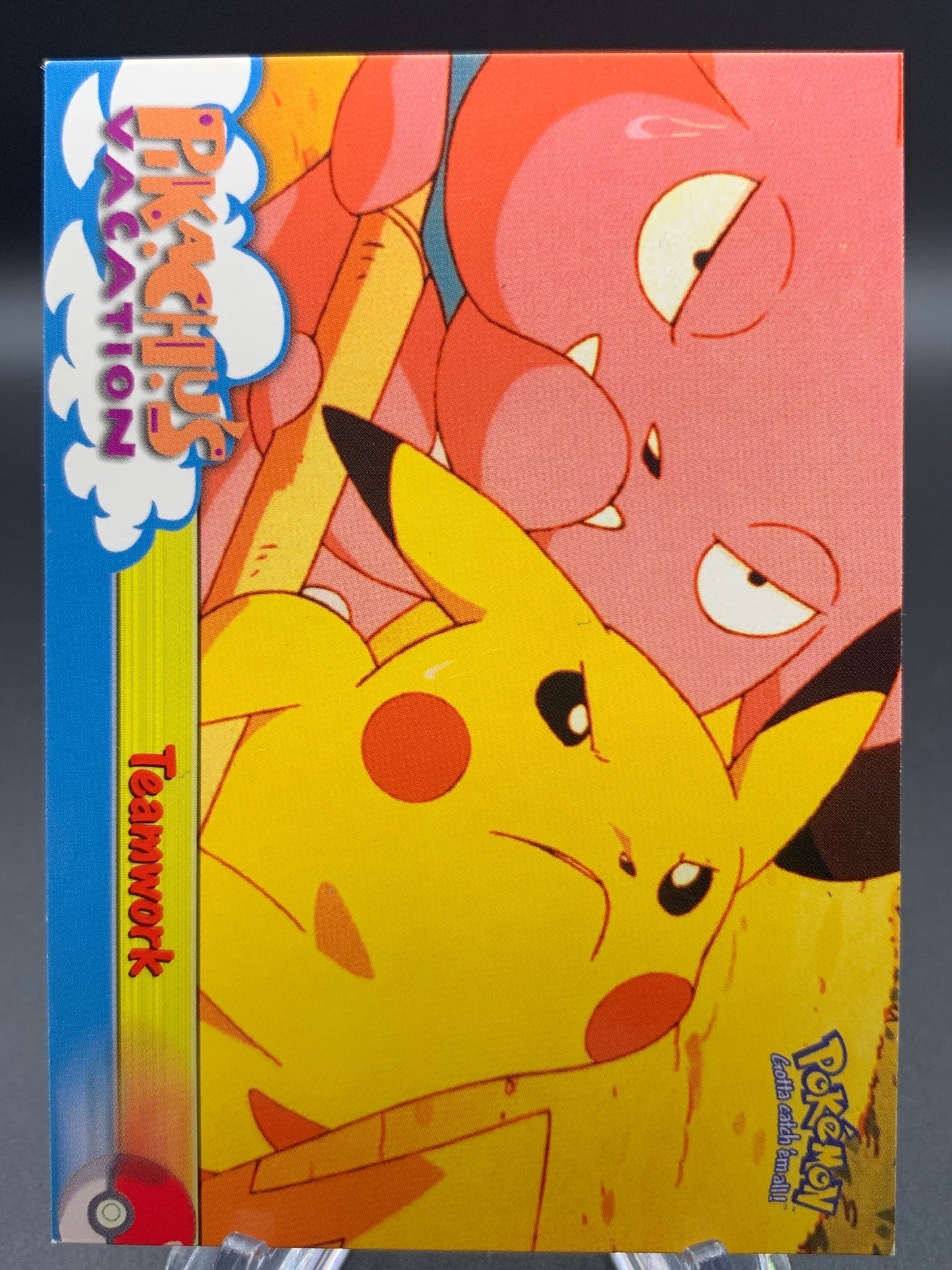 Pokémon TCG: Topps Pokémon Teamwork - #54 - Pikachu's Vacation Movie Animation Edition