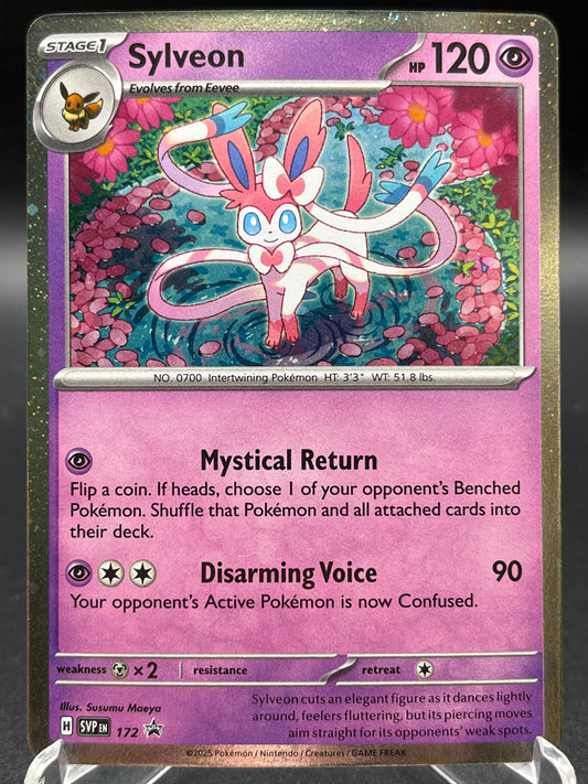 Pokémon TCG: 2025 Sylveon - 172 (Cosmos Holo) - SV: Scarlet & Violet Promo Cards