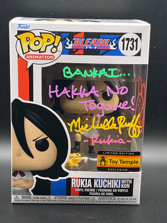 Auto Funko PoP! Anime: Rukia Kuchiki With Kon (Bleach) 1731 (Toy Temple Limited Edition Exclusive)