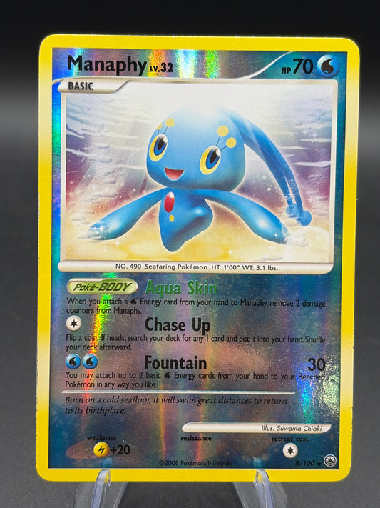 Pokémon TCG: 2008 Manaphy Reverse Holo 8/100 - Majestic Dawn