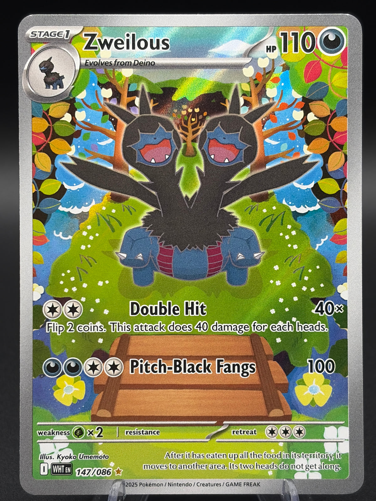Pokémon TCG: 2025 Zweilous - 147/086 - SV: White Flare