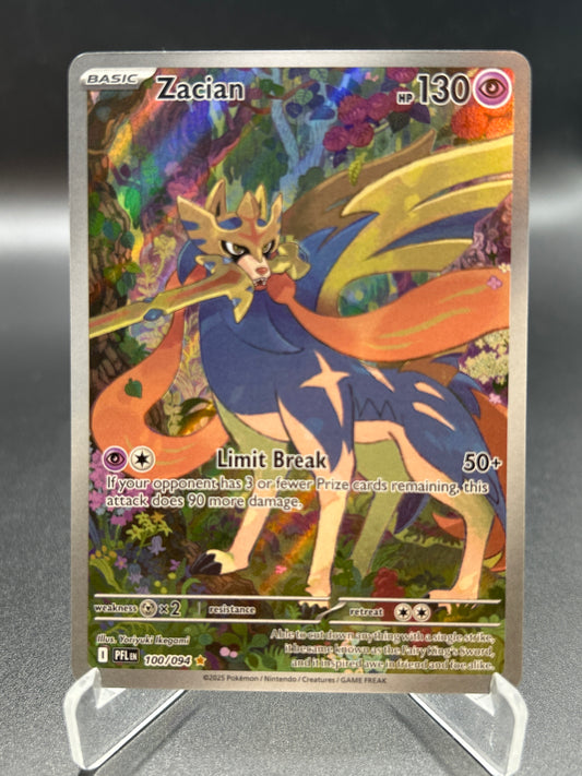 Pokémon TCG: 2025 Zacian 100/094 PFL: Phantasmal Flames