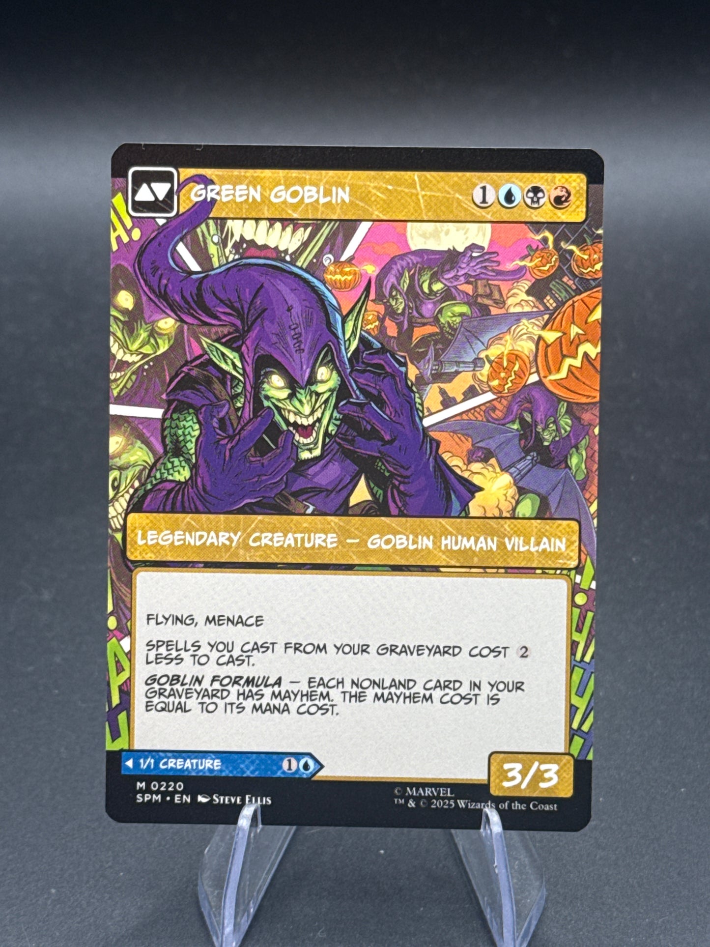 MTG TCG: Norman Osborn M 0220 (Borderless) - Marvel's Spider-Man (SPM)