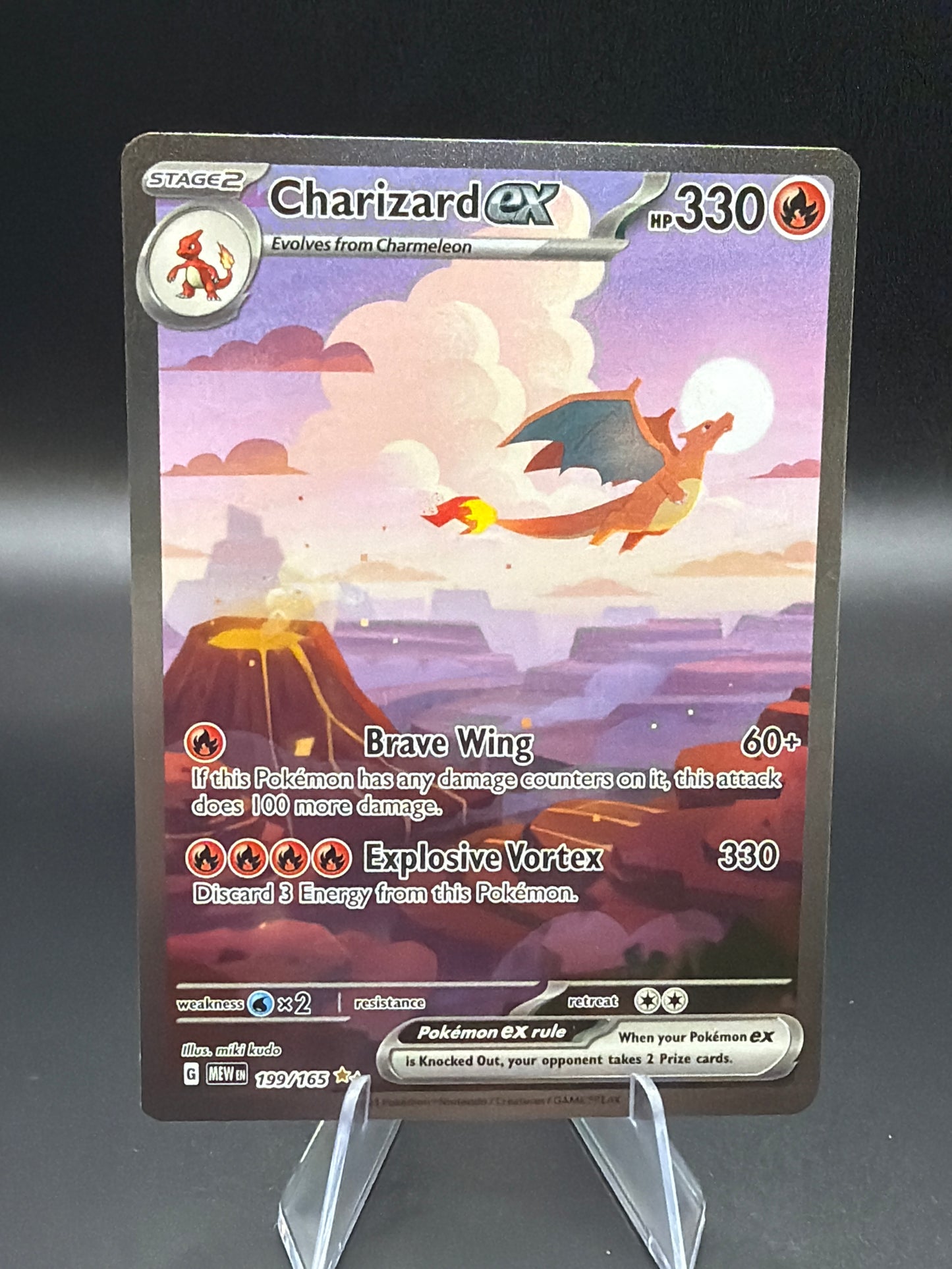 Pokémon TCG: 2023 - Charizard ex - 199/165 - SV: Scarlet & Violet 151
