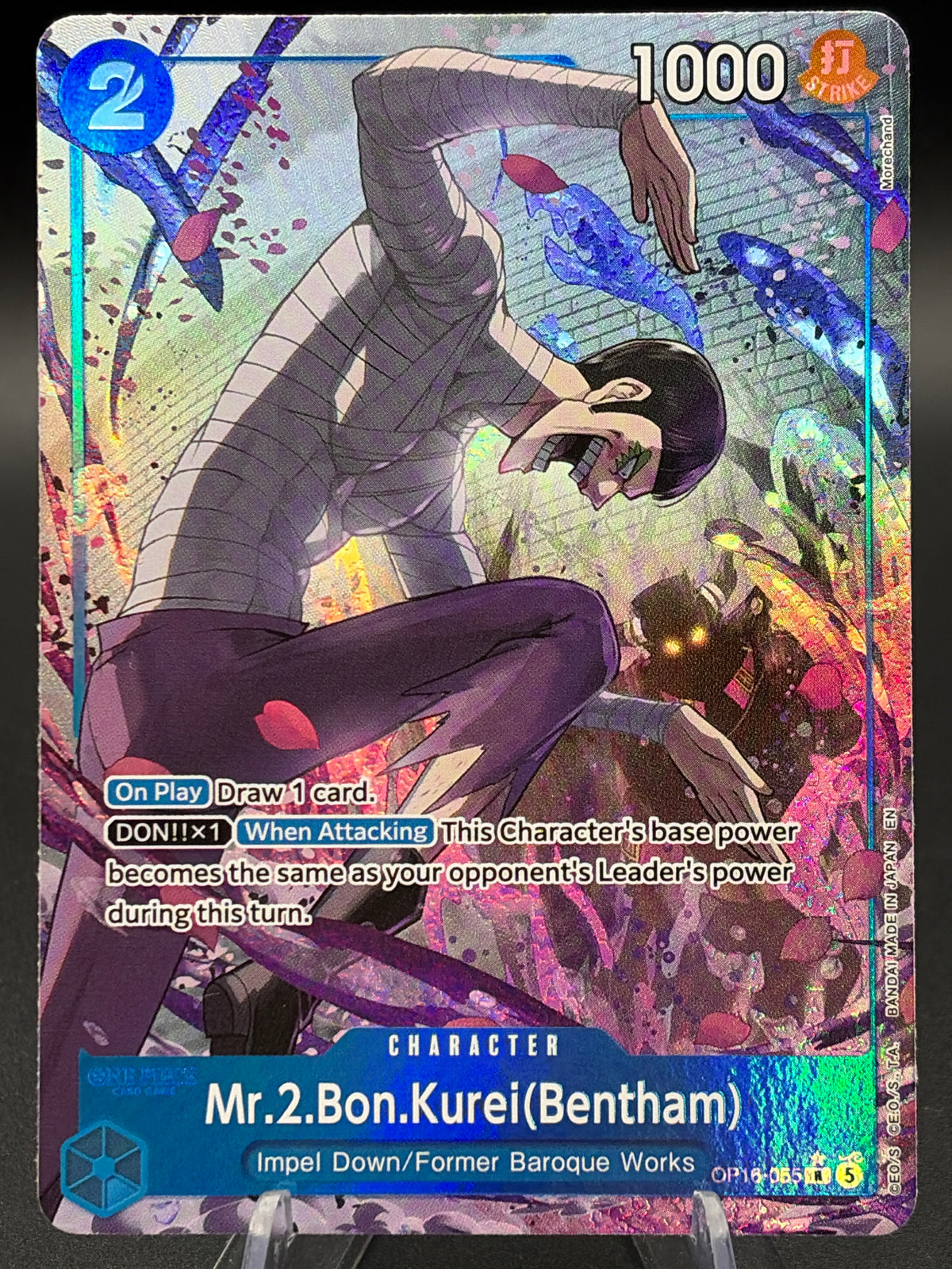 One Piece TCG: Mr.2.Bon.Kurei(Bentham) (055) (Alternate Art) - The Time of Battle (OP16)
