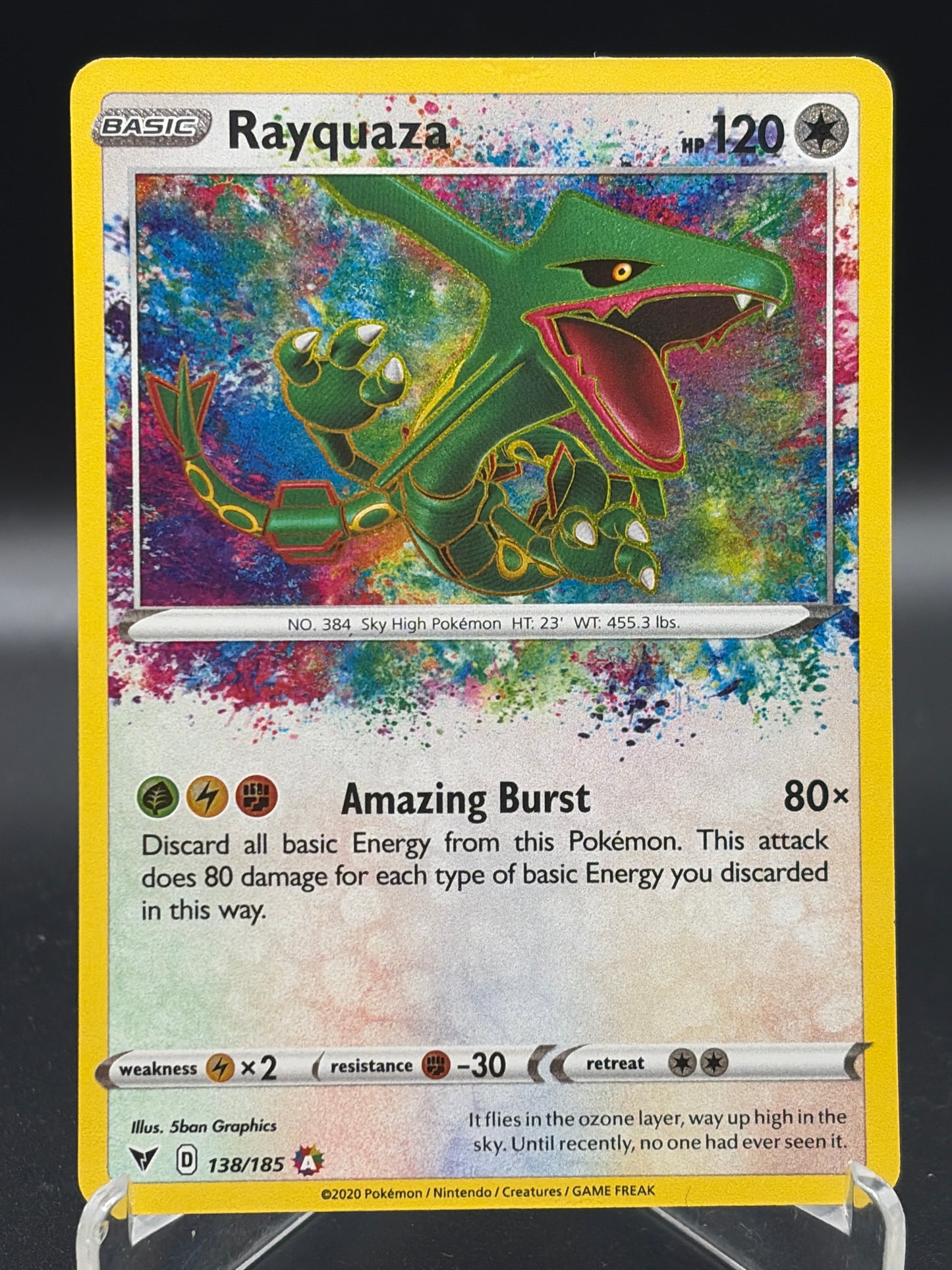Pokémon TCG: 2020 Rayquaza 138/185 SWSH: Vivid Voltage