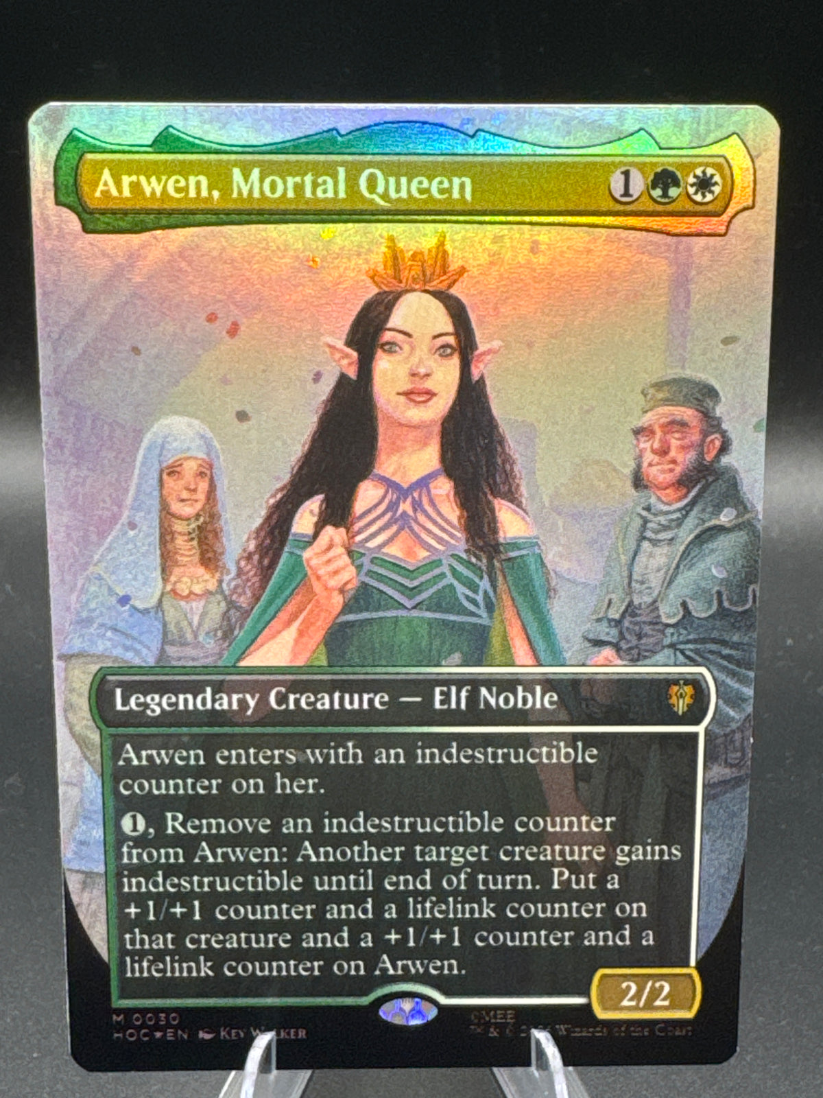 MTG TCG: 2026 Arwen, Mortal Queen (Borderless) (Foil) - 0030 - The Hobbit: Eternal-Legal (HOC)