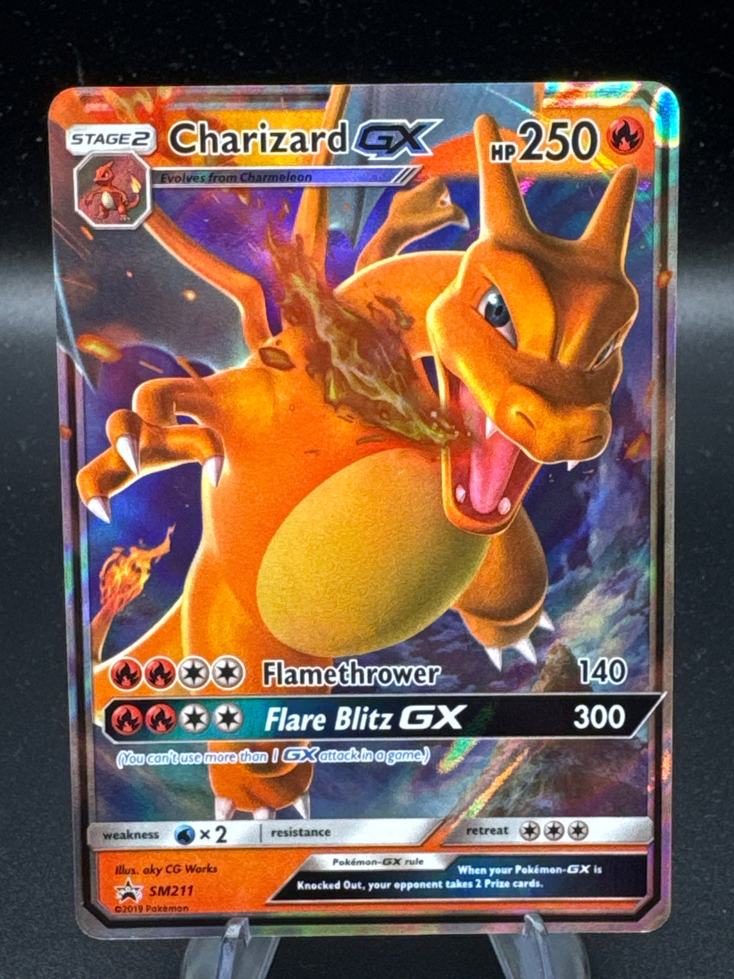 Pokémon TCG: 2019 Charizard GX SM211 SM: Sun & Moon Promos
