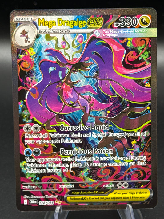 Pokémon TCG: 2026 Mega Dragalge ex - 118/086 - ME04: Chaos Rising