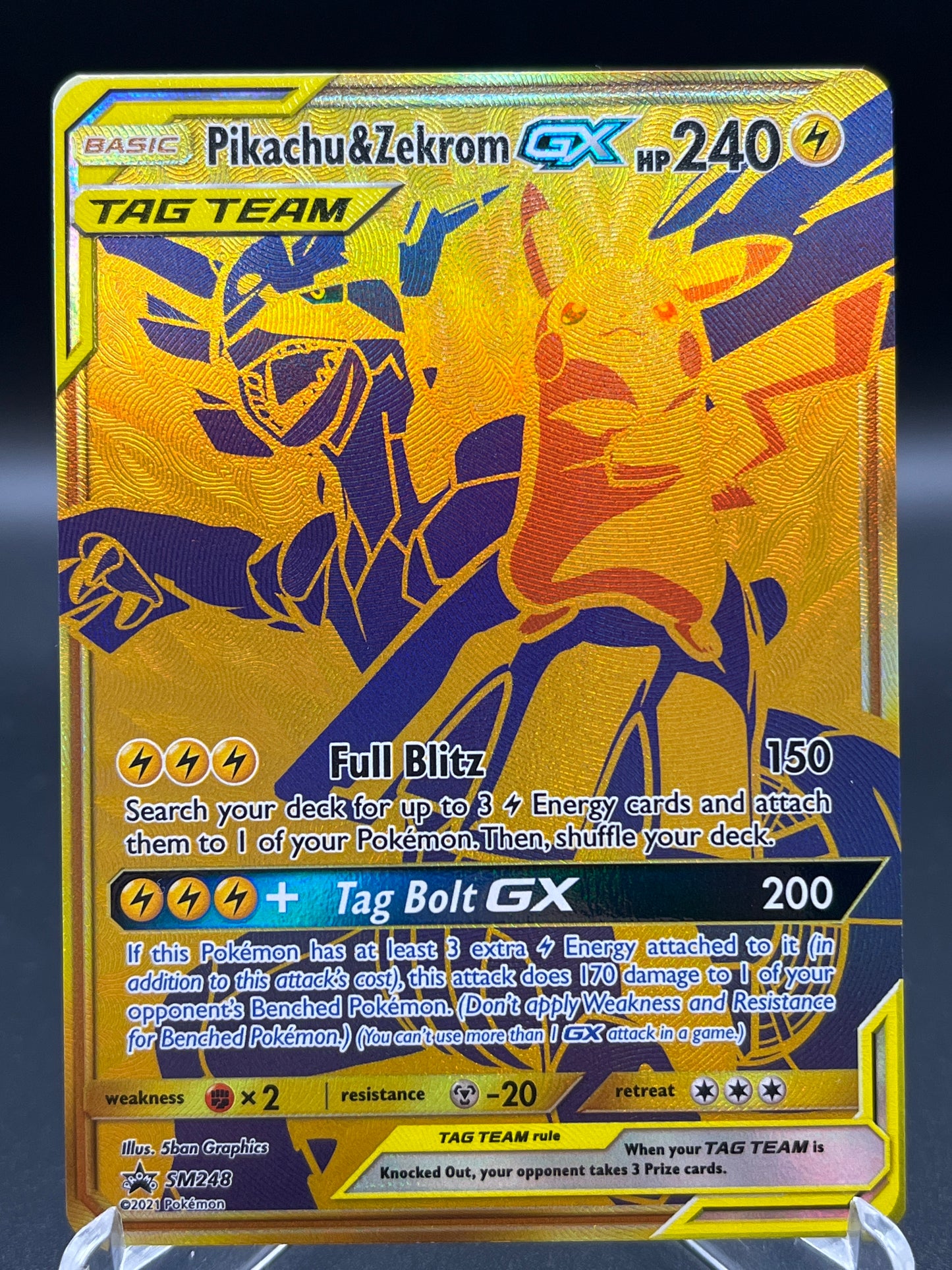 Pokémon TCG: 2021 Pikachu & Zekrom GX SM248 SM: Promos