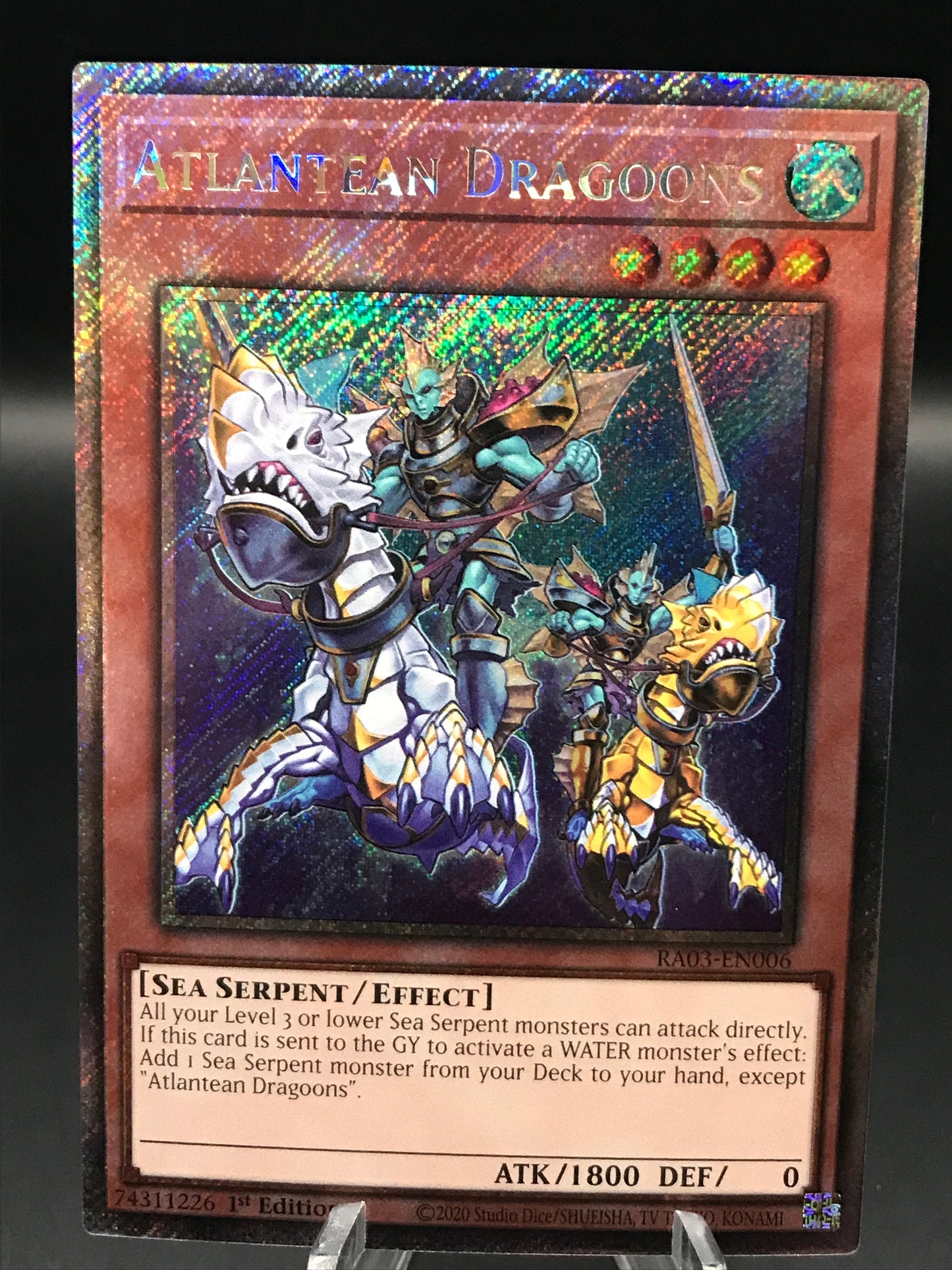 atlantean monsters Yu-Gi-Oh! Atlantean Dragoons 1st Edition RA03-EN006 Quarter Century Bo – Epic Trading Collectibles