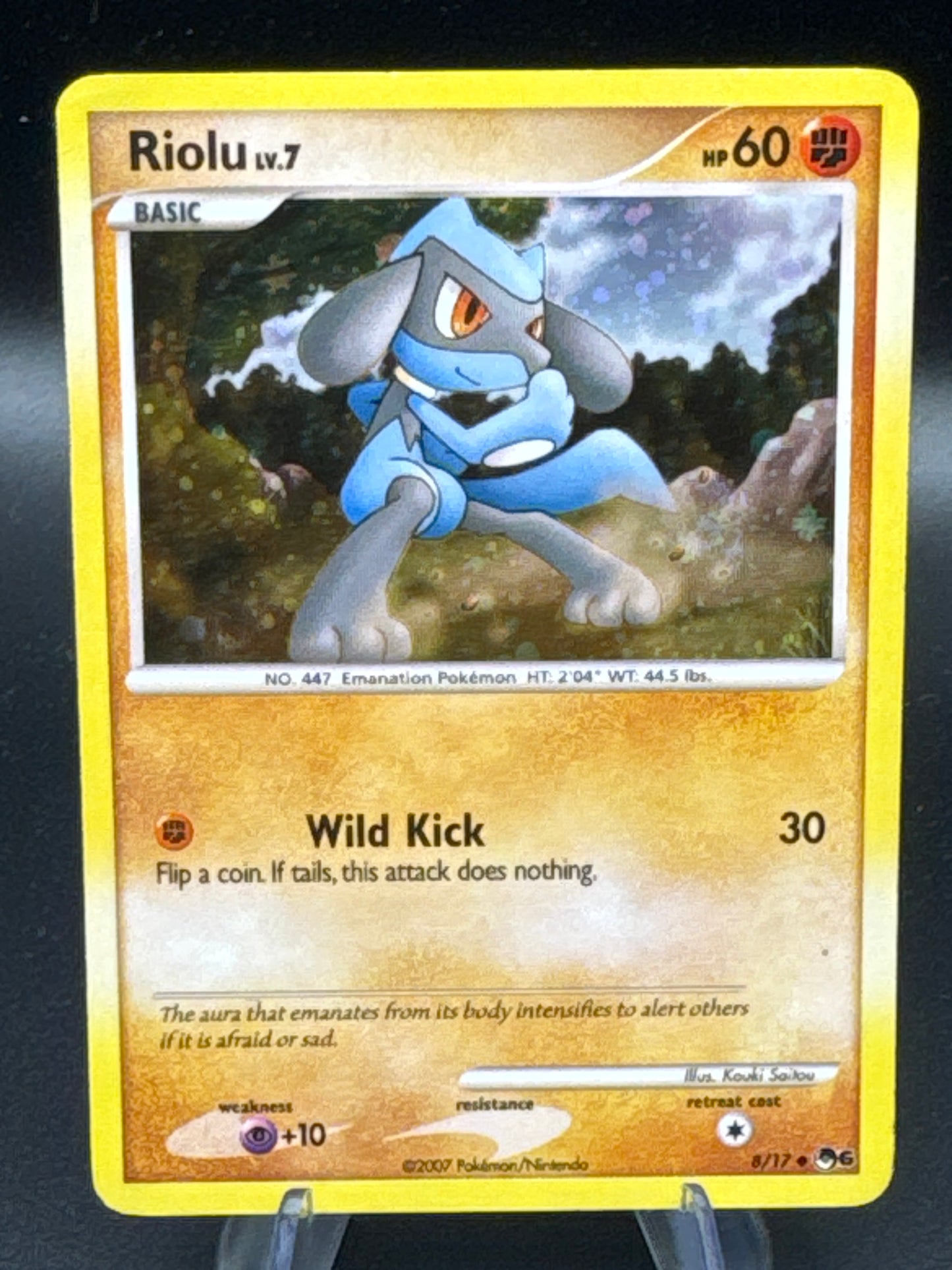 Pokémon TCG: 2008 Riolu - 8/17 - POP Series 8