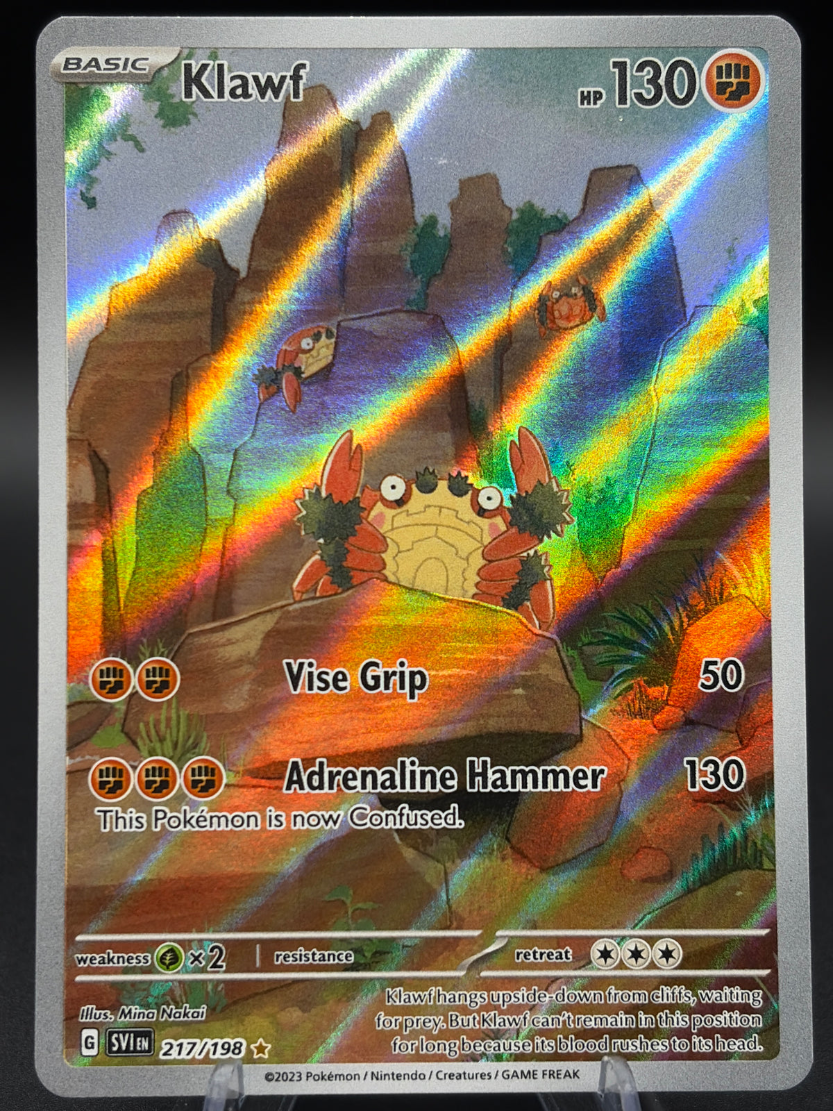 Pokémon TCG: 2023 Klawf 217/198 SV: Scarlet & Violet Base