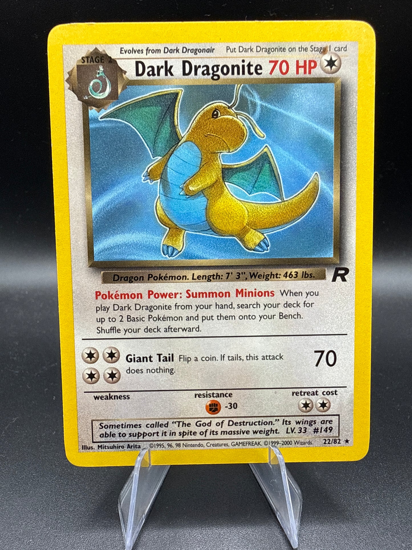 Pokémon TCG: 1999 Dark Dragonite 22/82 Team Rocket