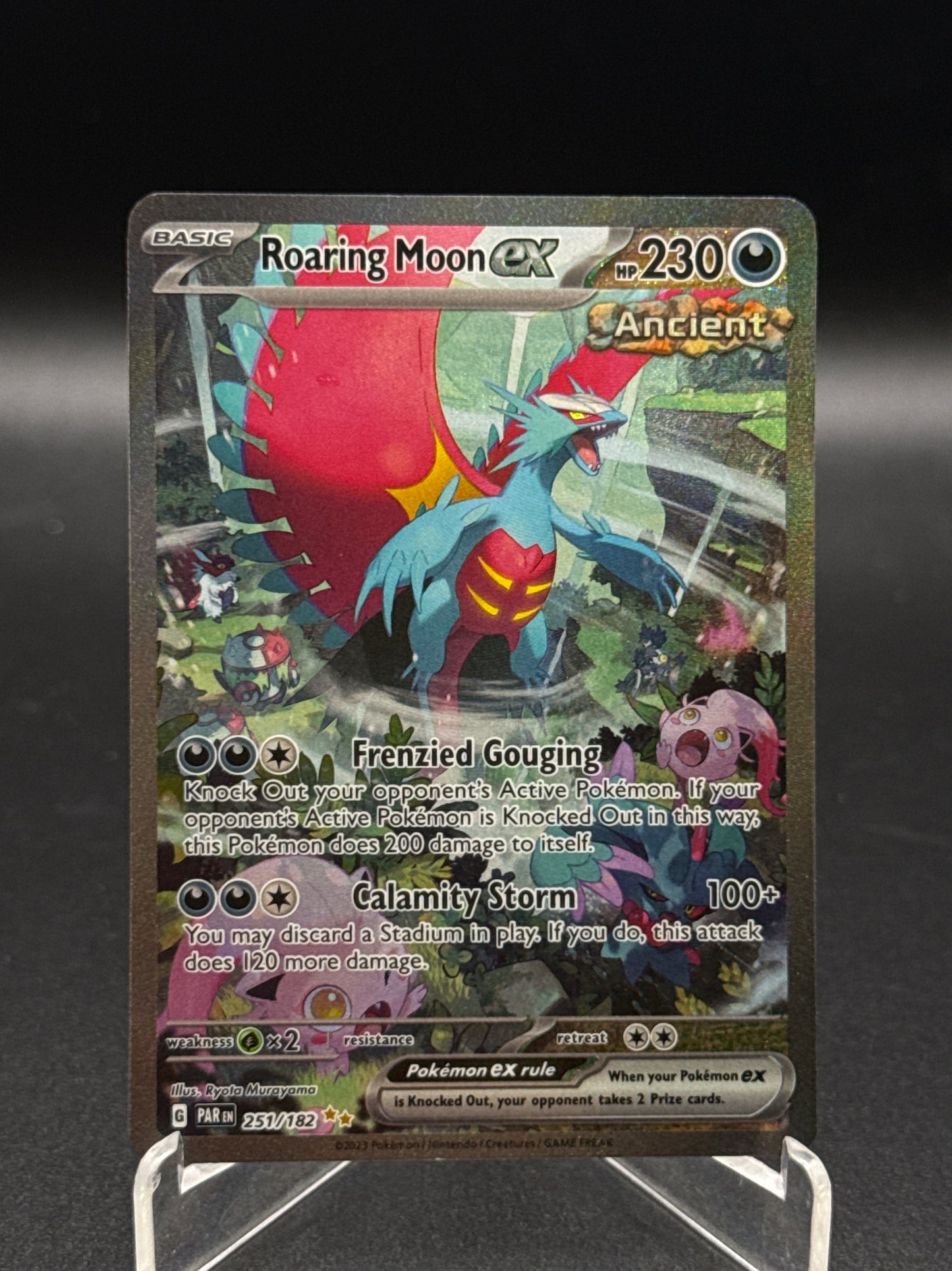 Pokémon TCG: 2023 Roaring Moon ex 251/182 SV: Paradox Rift