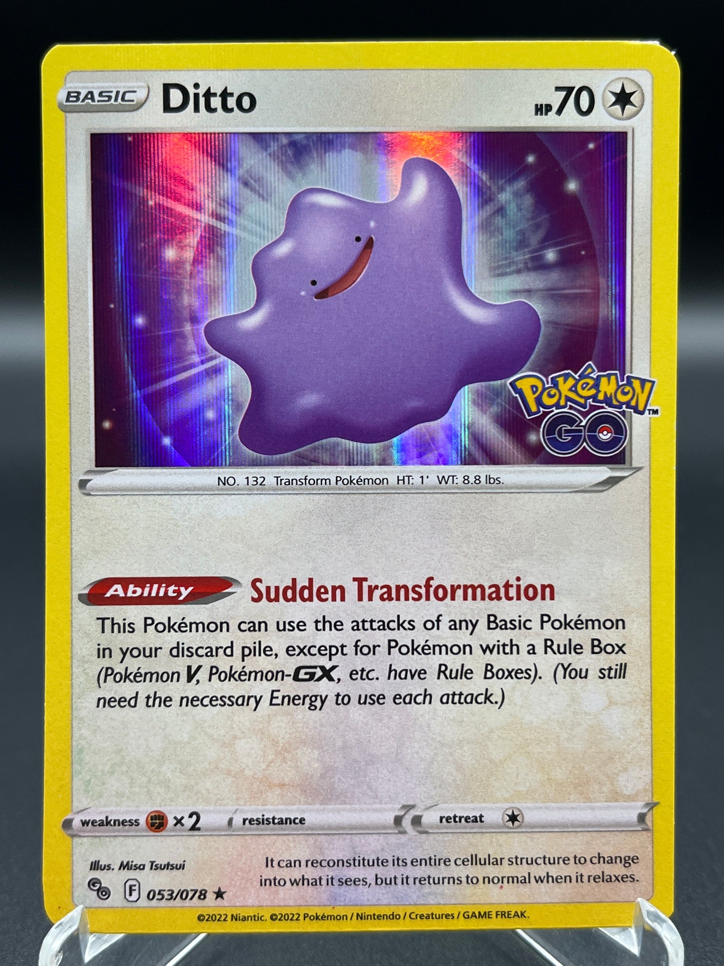 Pokemon TCG: 2022 Ditto 053/078 - Pokemon GO
