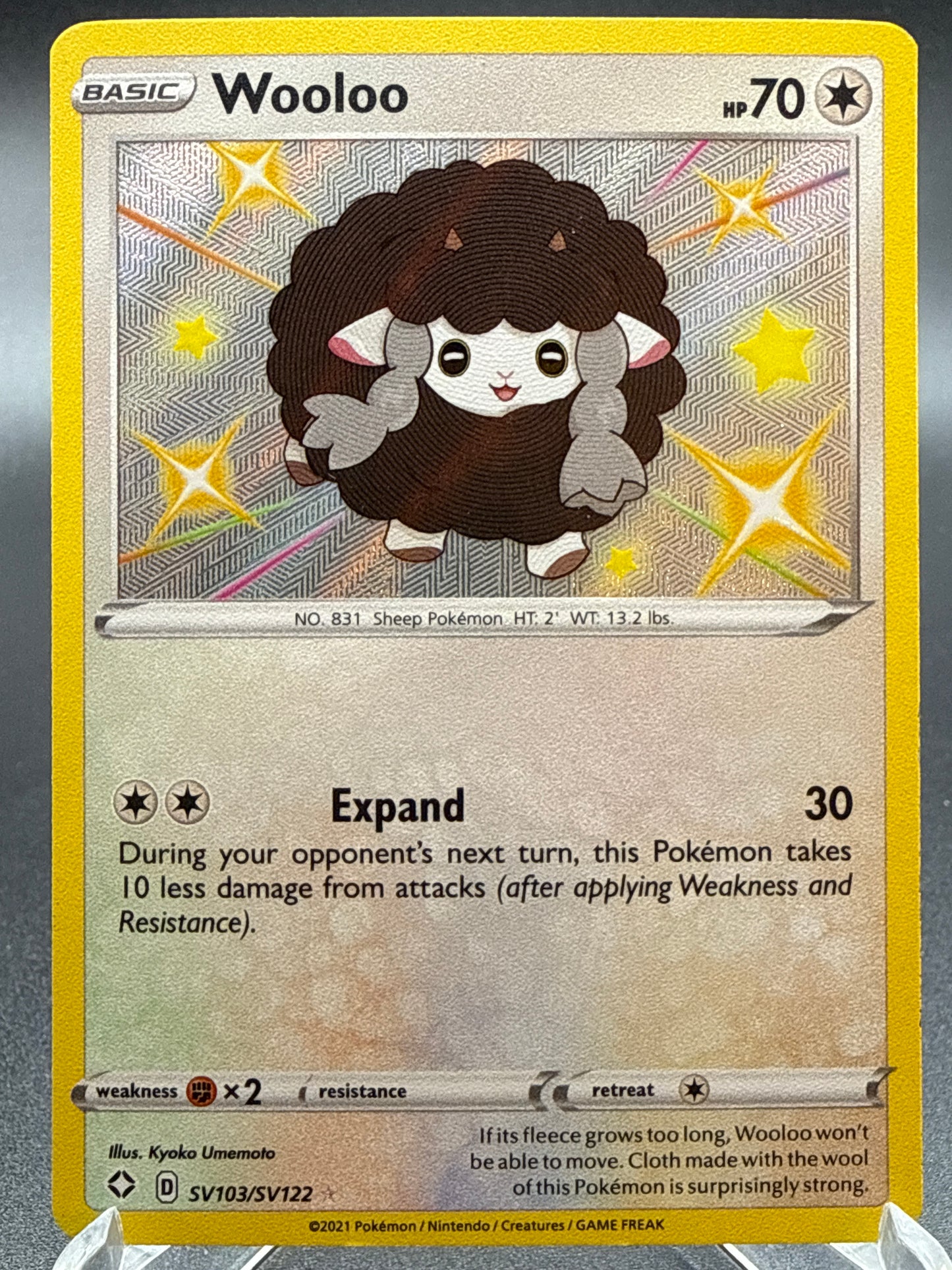 Pokémon TCG: 2021 Wooloo SV103/SV122 S&S: Shinning Fates