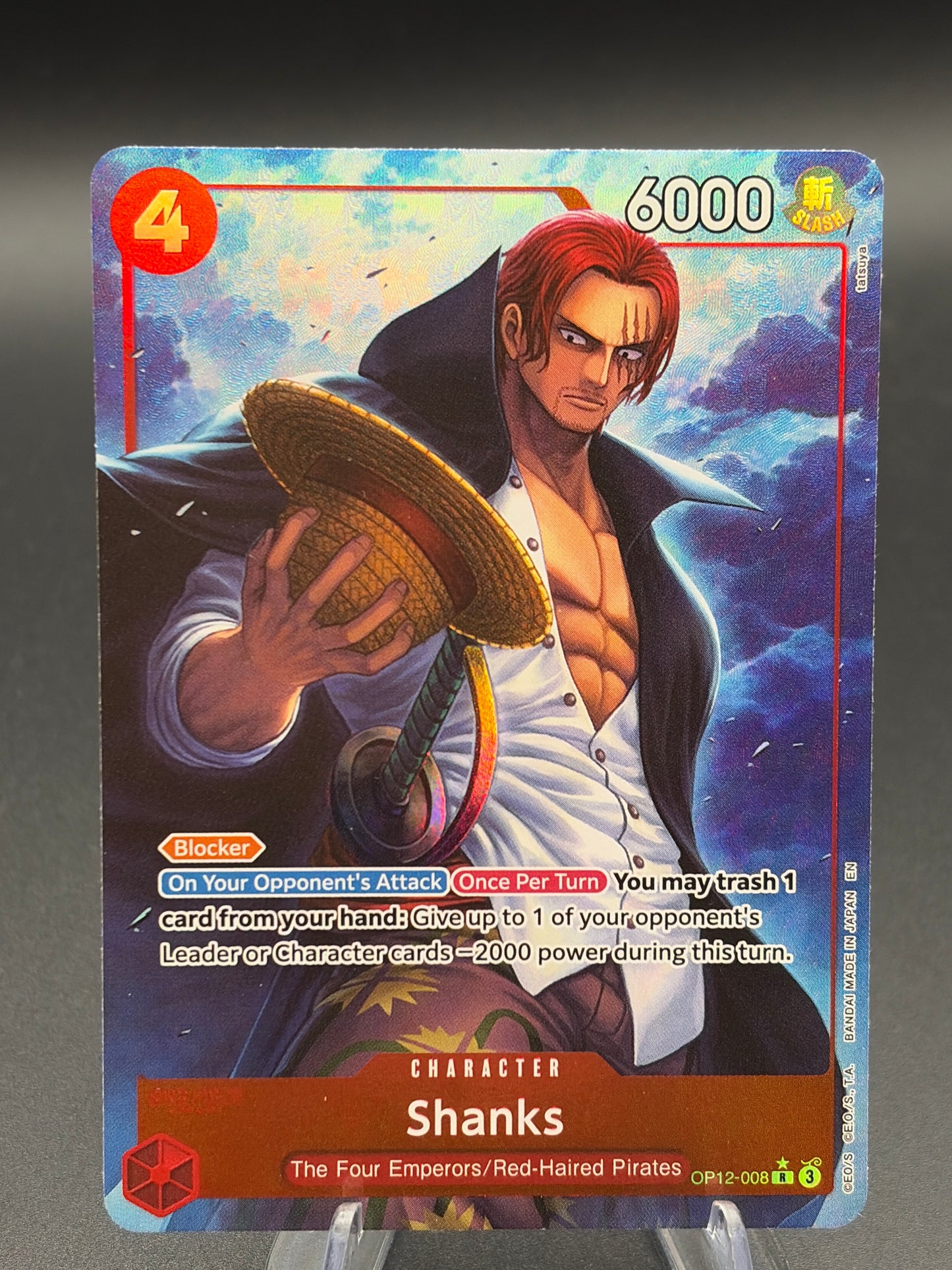 One Piece TCG: Shanks (008) (Alternate Art) - Legacy of the Master (OP12)