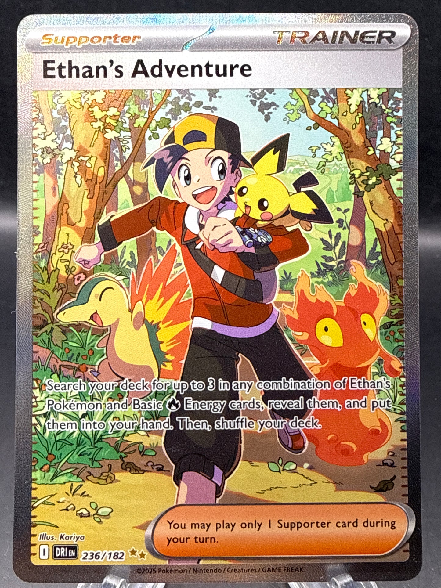 Pokémon TCG: 2025 Ethan's Adventure - 236/182 - SV: Destined Rivals