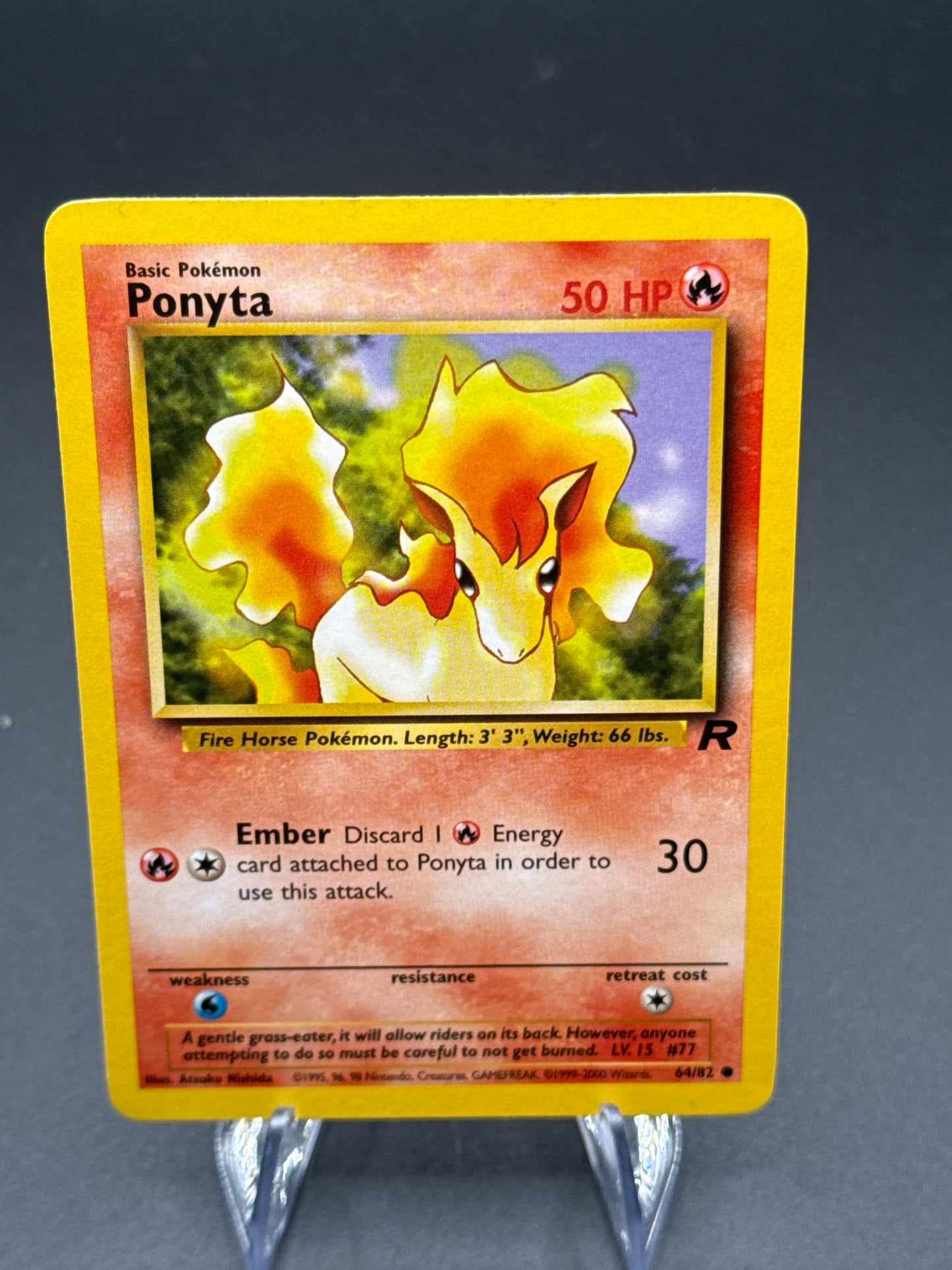 Pokémon TCG: 2000 Ponyta 64/82 - Team Rocket