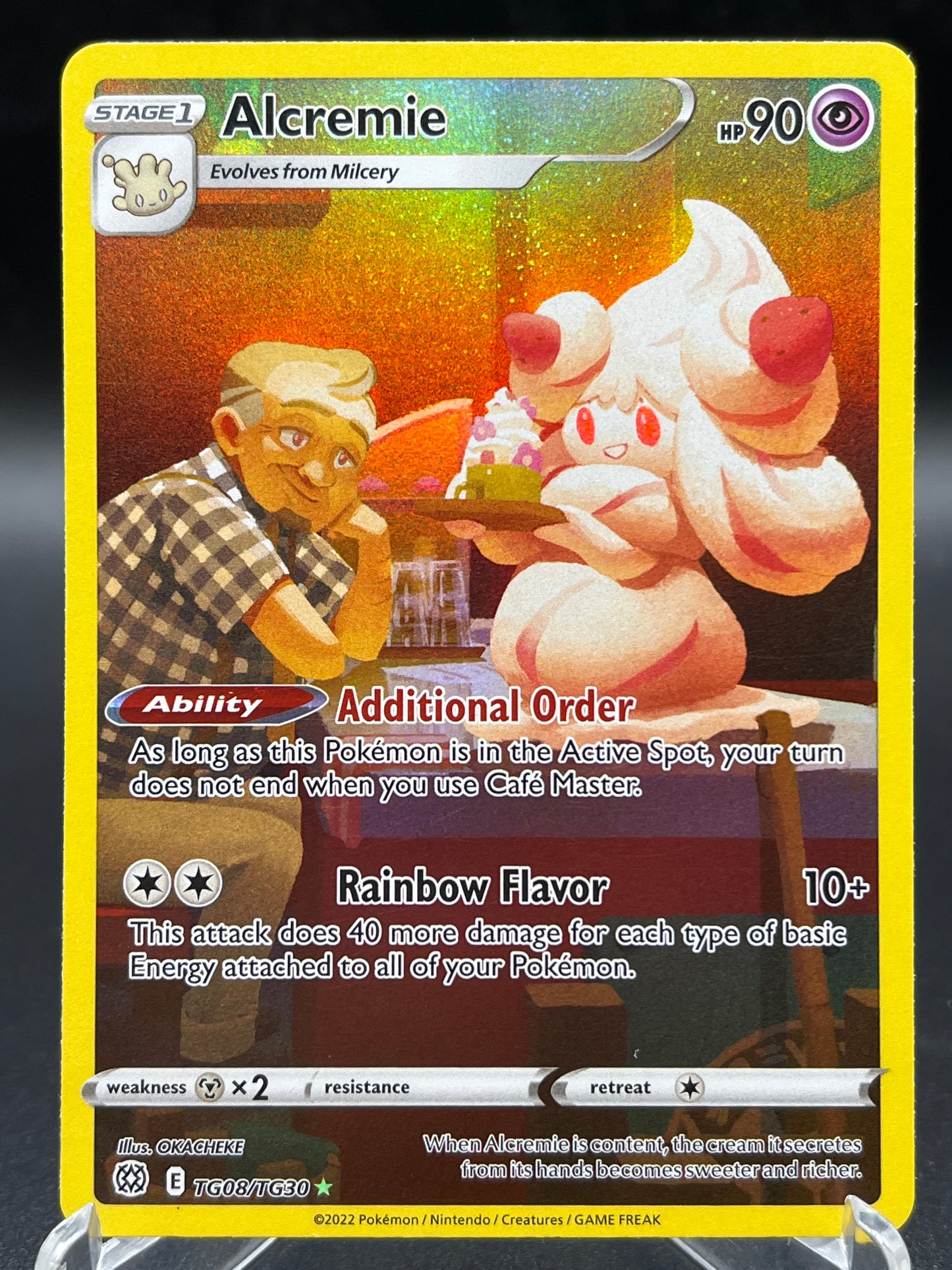 Pokémon TCG: 2022 Alcremie TG08/TG30 Brilliant Stars Trainer Gallery