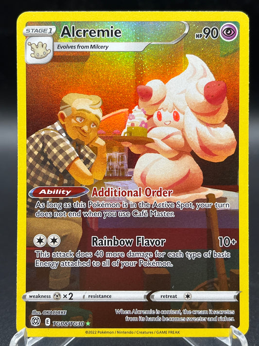 Pokémon TCG: 2022 Alcremie TG08/TG30 Brilliant Stars Trainer Gallery