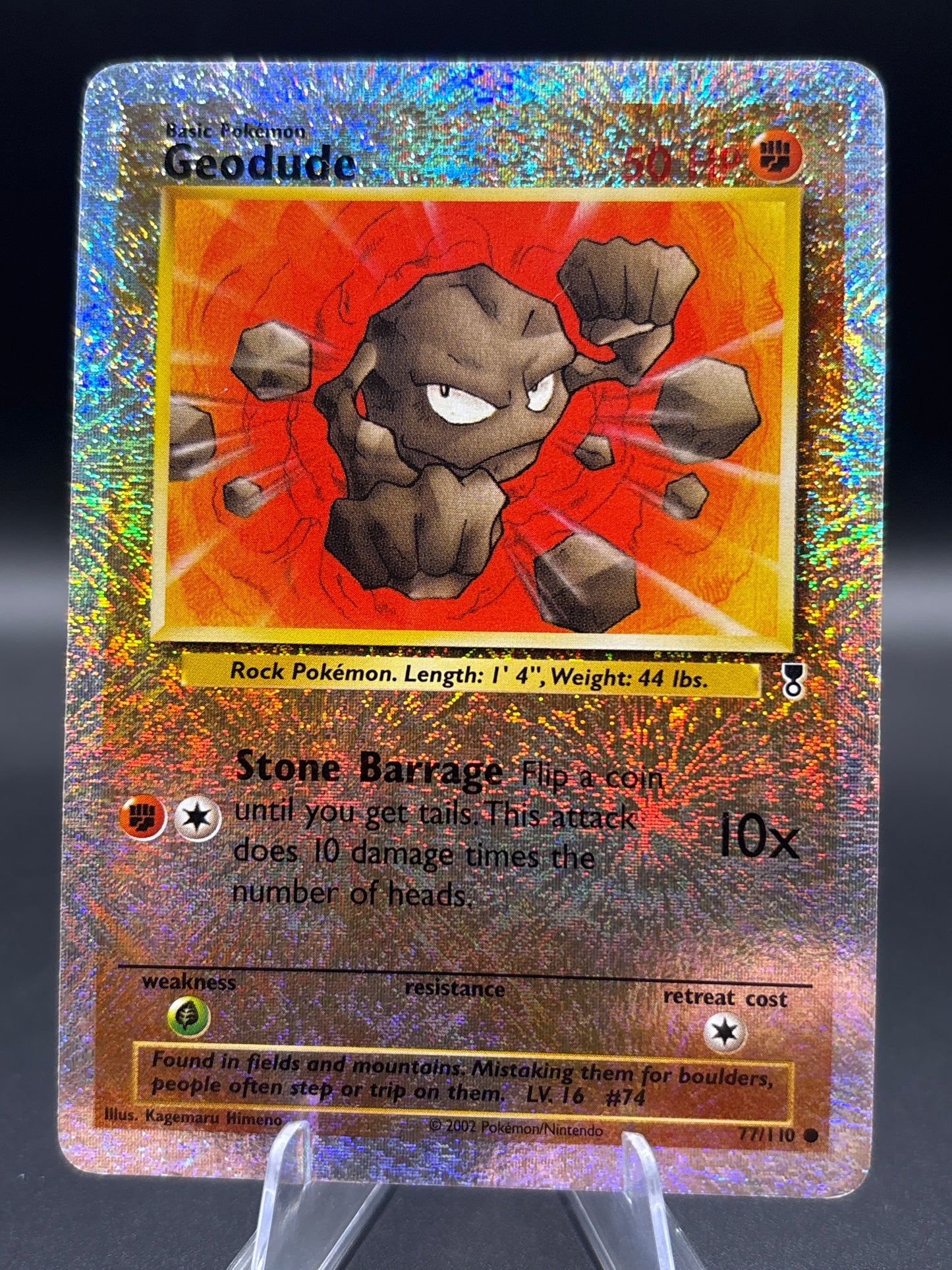 Pokémon TCG: 2002 Geodude 77/110 - LC: Legendary Collection
